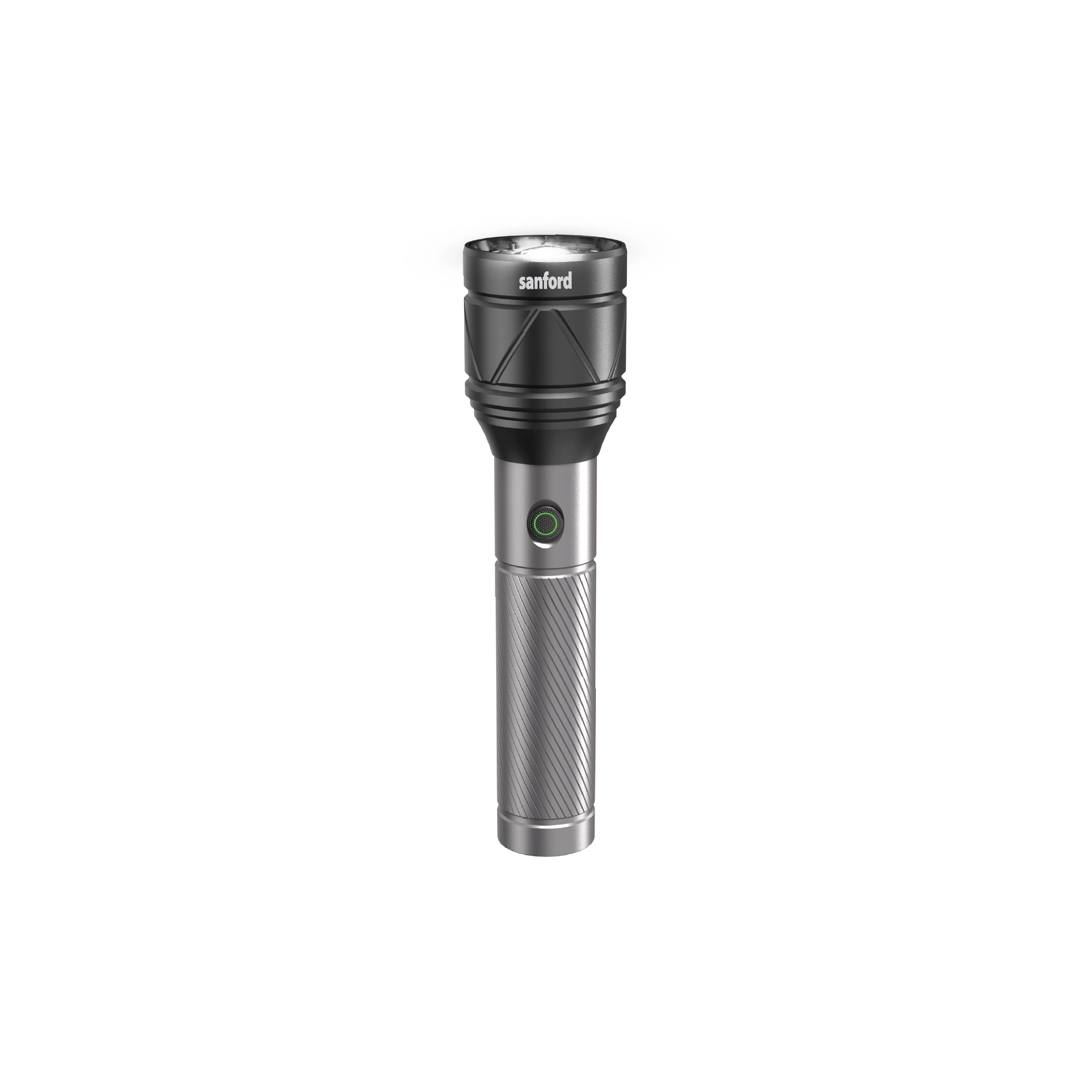 Sanford Rechargeable Flashlight Torch Zoom 4-Mode Laser LED 40W 3000 Lumens Range - SF4683SL Sanford KSA