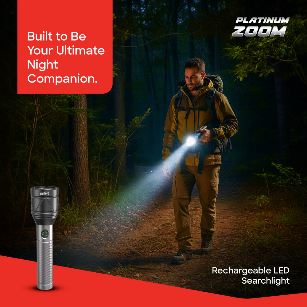 Sanford SF4684SL torch 4-mode 4000 lumens range side profile