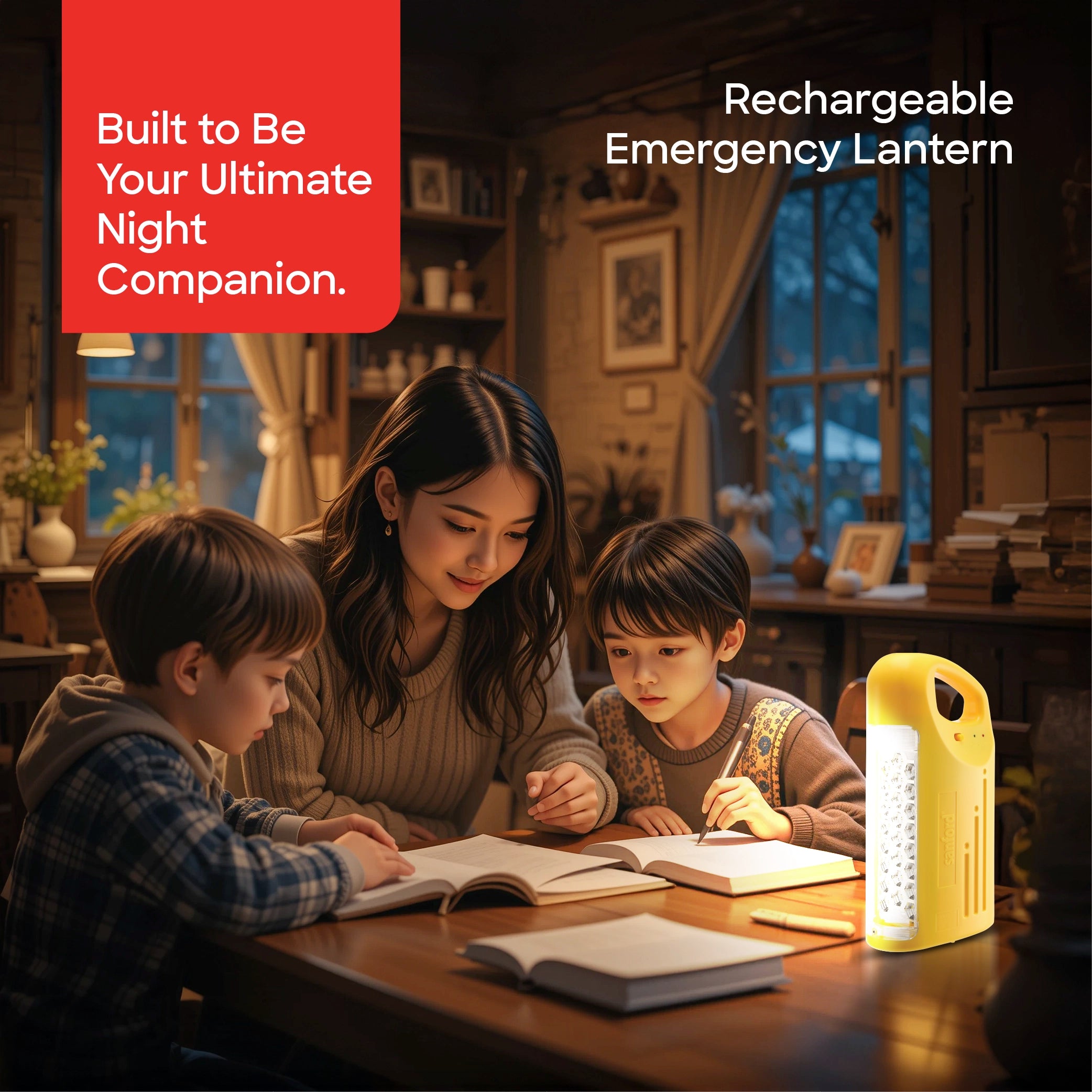 Sanford Rechargeable Emergency Lantern 270 Lumens with 5D LED Reflector - SF470EL Sanford KSA