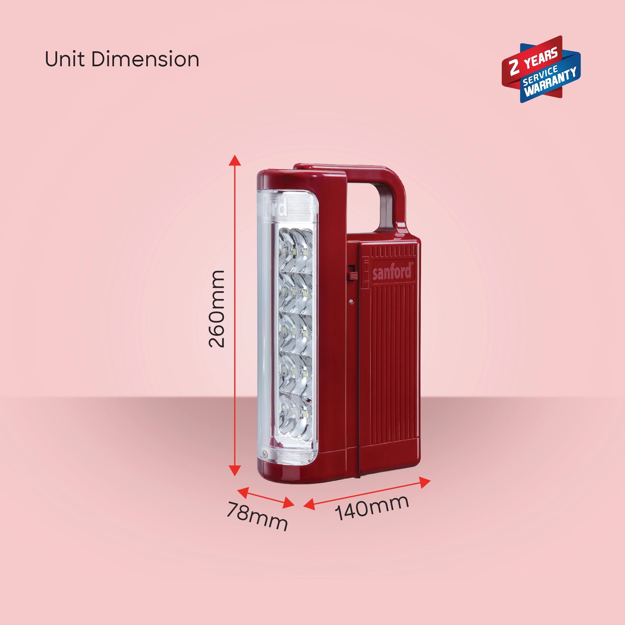 Sanford Rechargeable LED Emergency Lantern 15 LED with 60H Backup - SF4721EL Sanford KSA