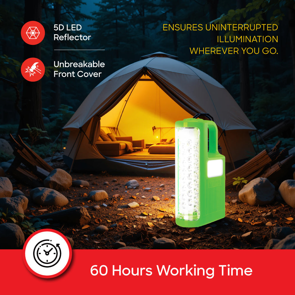 Sanford SF4722EL emergency lantern illuminated demonstration
