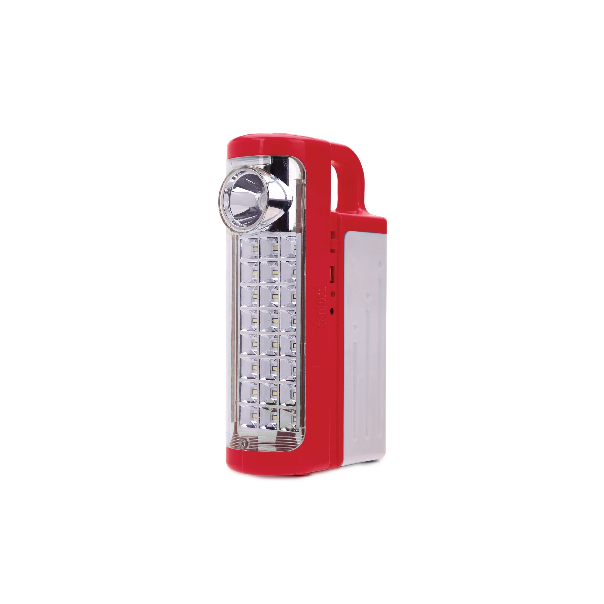 Sanford 2-in-1 Rechargeable Emergency Lantern Torch Solar Slot Power Bank with 60H Backup - SF4732EL-C Sanford KSA