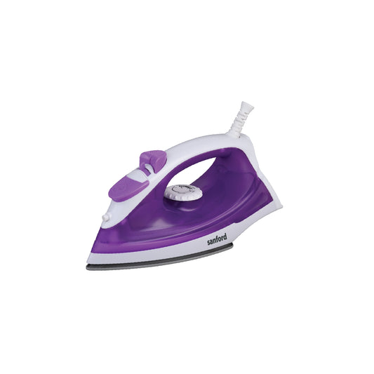 Sanford Steam Iron 2200W with Non-Stick Soleplate, Spray & Vertical Steam, 160ml Water Tank - SF48SI Sanford KSA