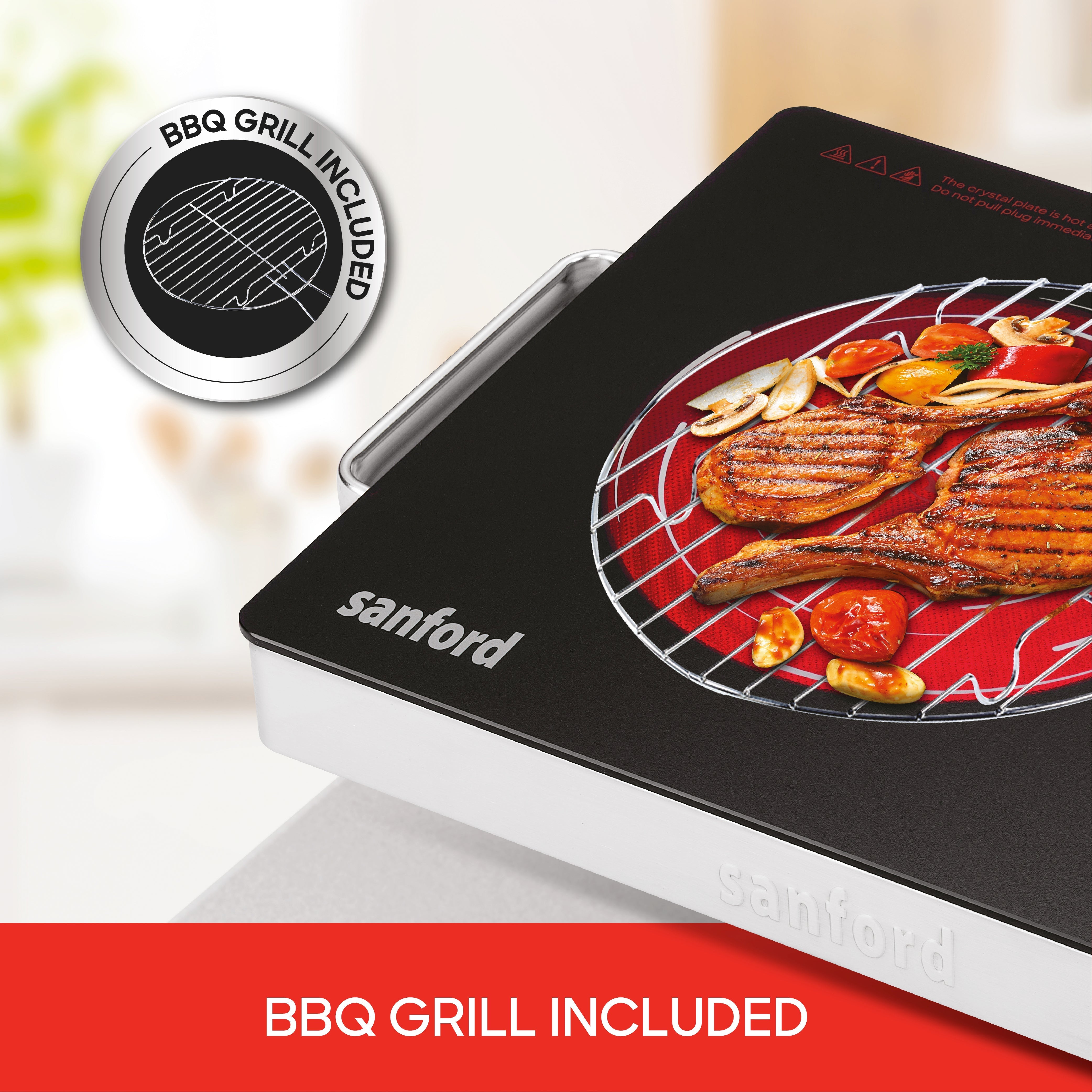 Shop Sanford Infrared Cooker 2200W 2-in-1 with Ceramic Glass Surface ...