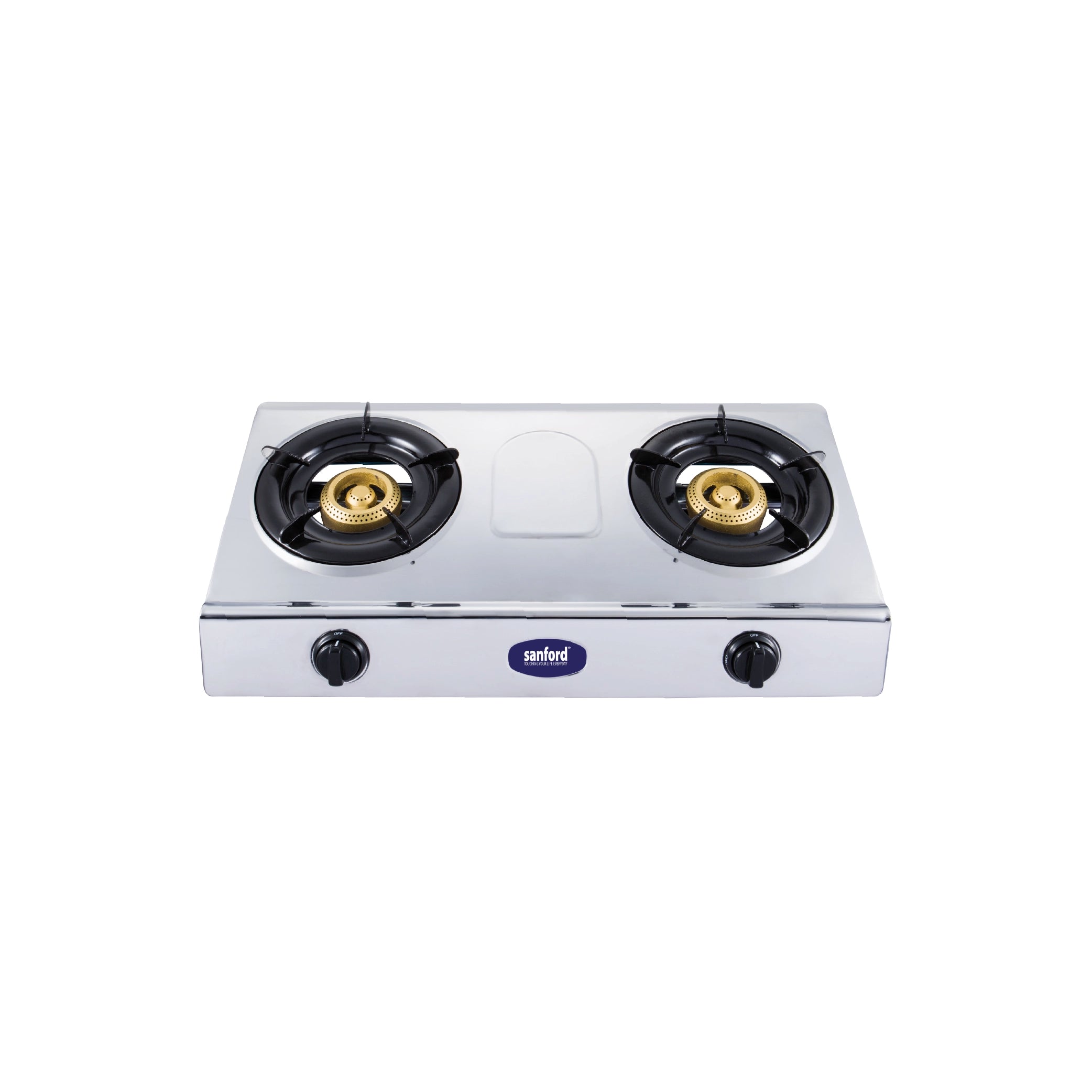 Sanford 2 Burner Gas Stove Stainless Steel with Auto Ignition & Blue Flame - SF5356GC Sanford KSA