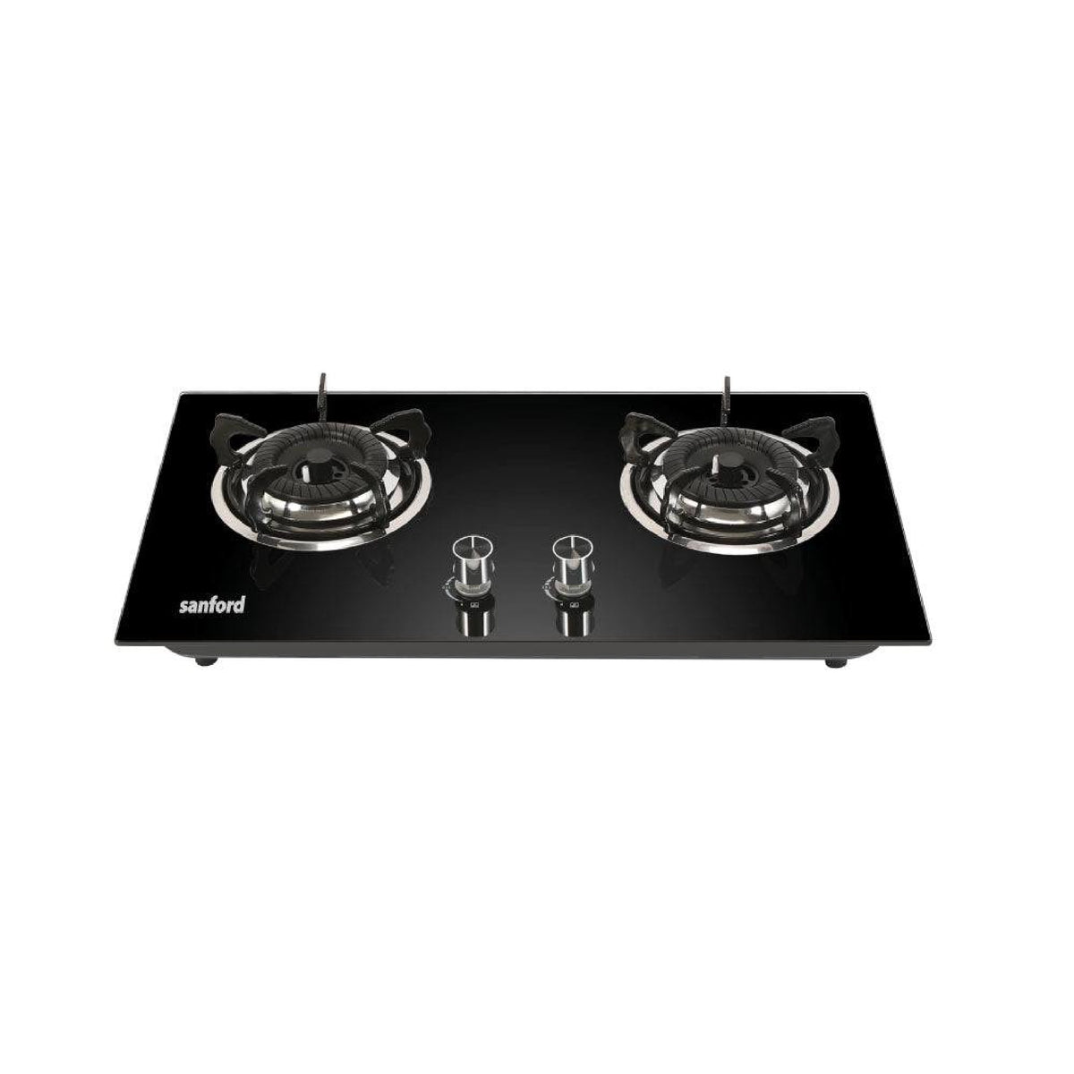 Shop Sanford 2 Burner Gas Hob Toughened Glass with Pulse Ignition