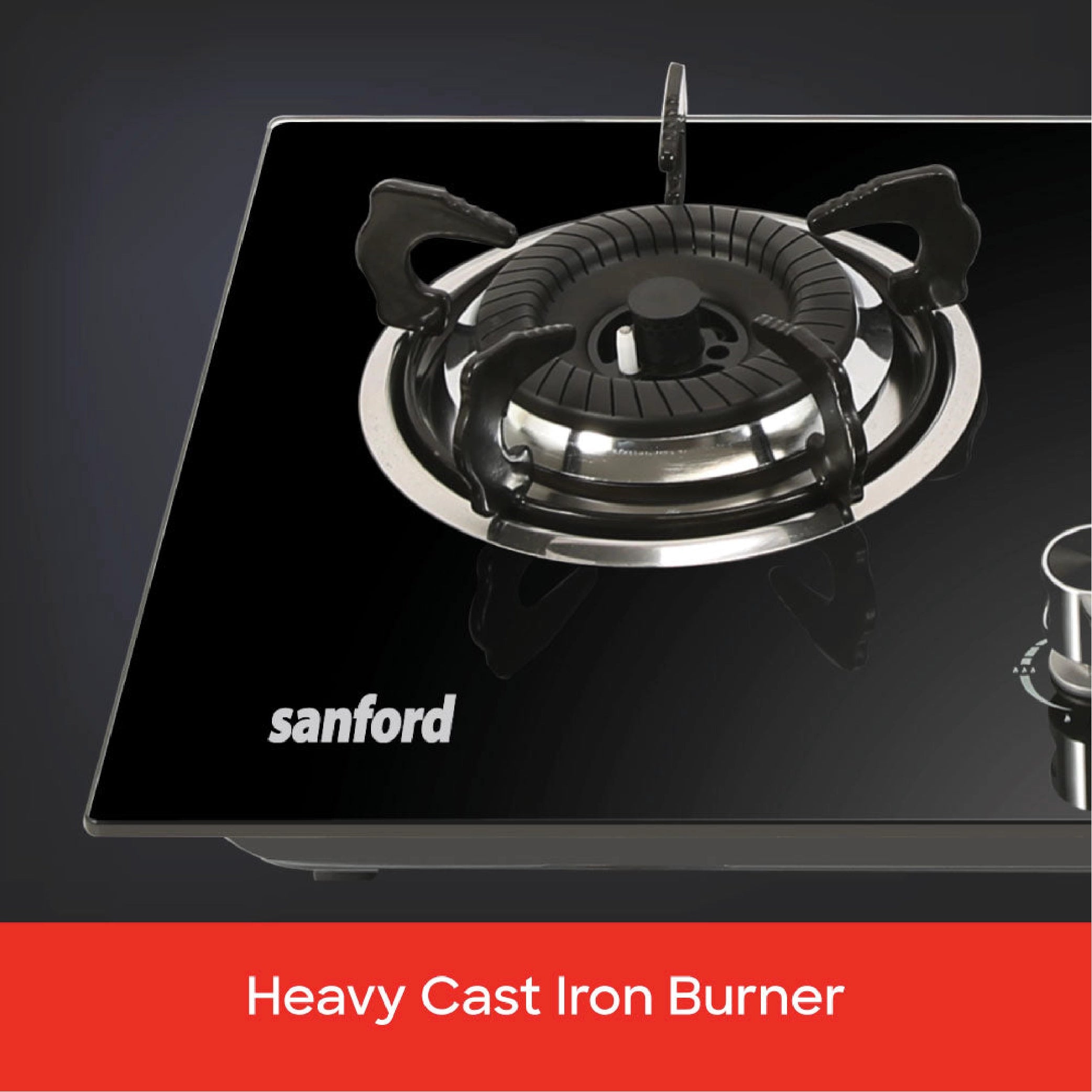 Sanford 2 Burner Gas Hob Toughened Glass with Pulse Ignition - SF5403GC Sanford KSA