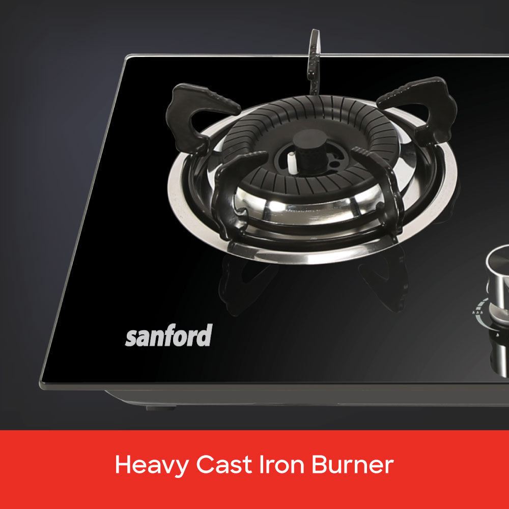 Sanford SF5403GC gas hob control knobs and safety features