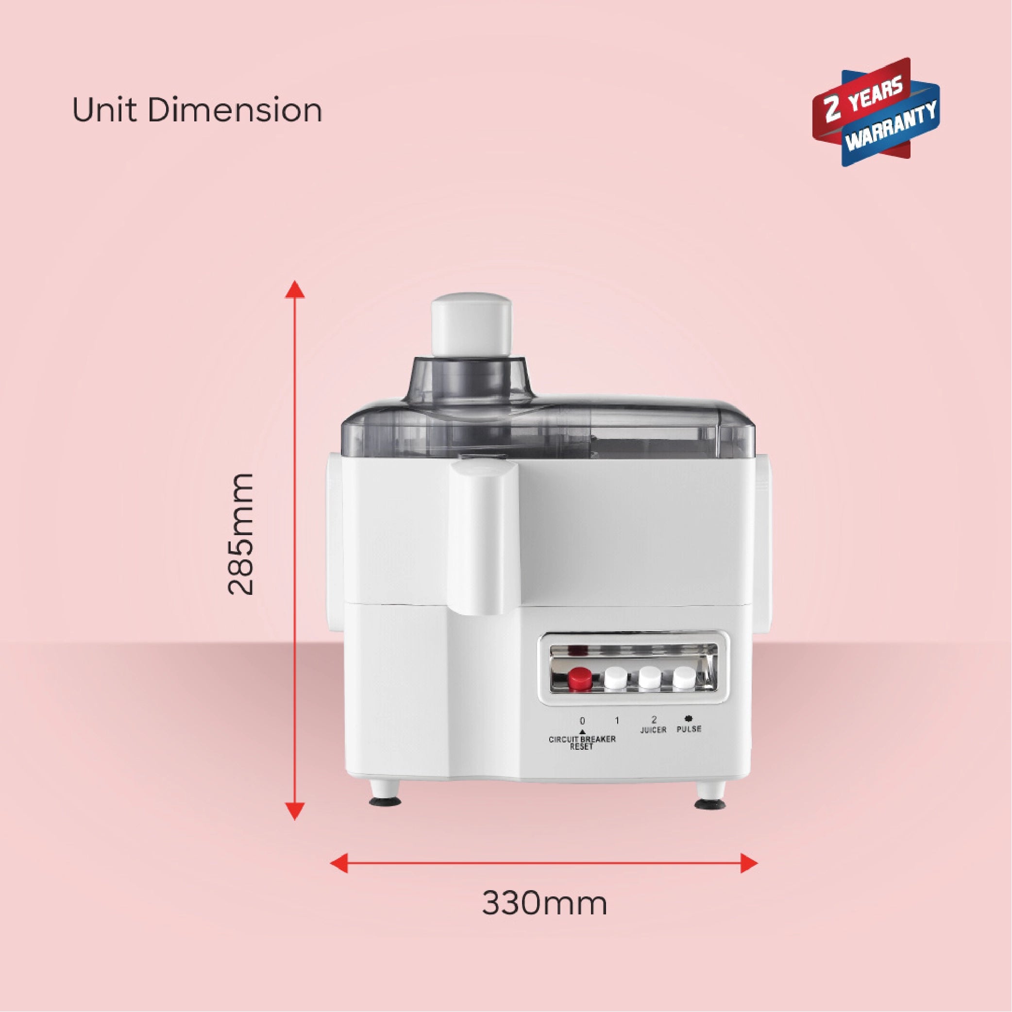 Sanford 4-in-1 Food Processor 1.8L 650W with Mincer & Mill, Stainless Steel Blade - SF5501JB Sanford KSA