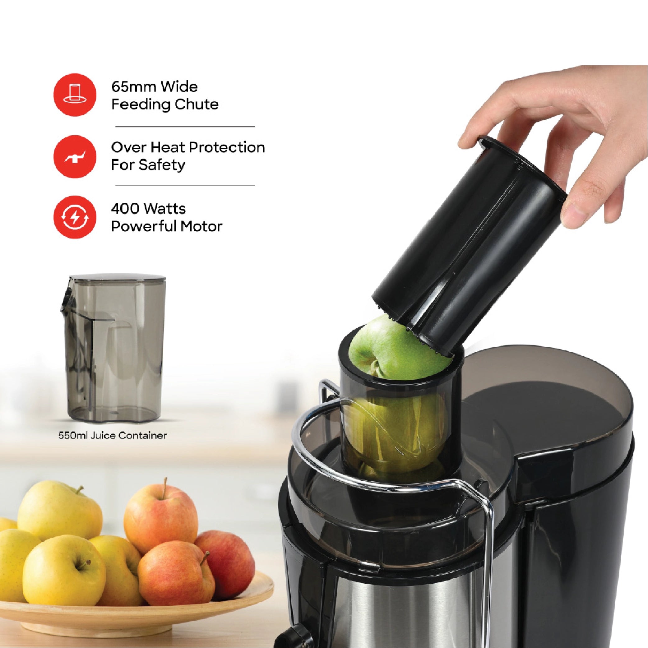 Sanford Juice Extractor KSA 500W Copper Motor 2 Speed - SF5546JC Sanford KSA