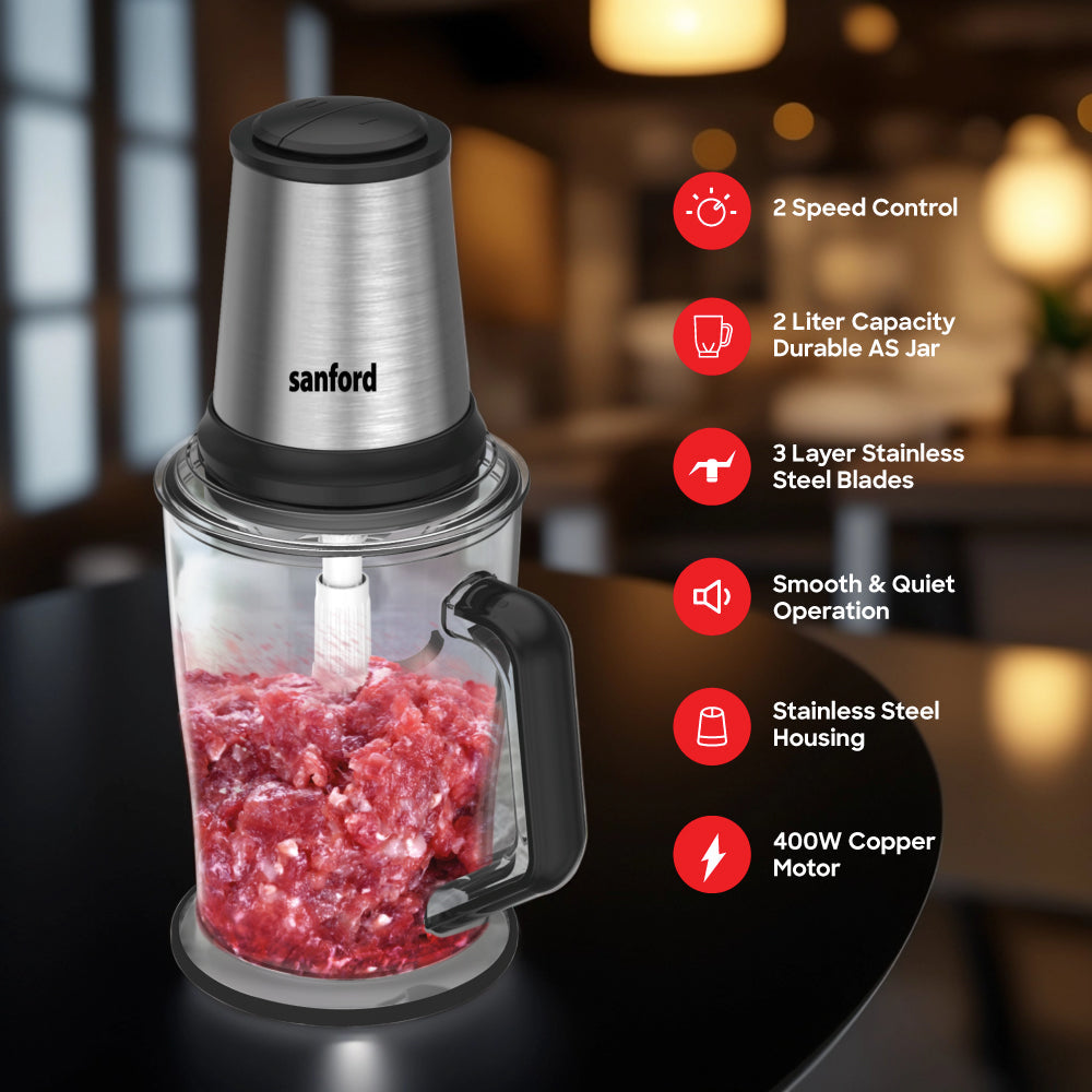 Sanford SF5587FC 2L food chopper AS jar capacity