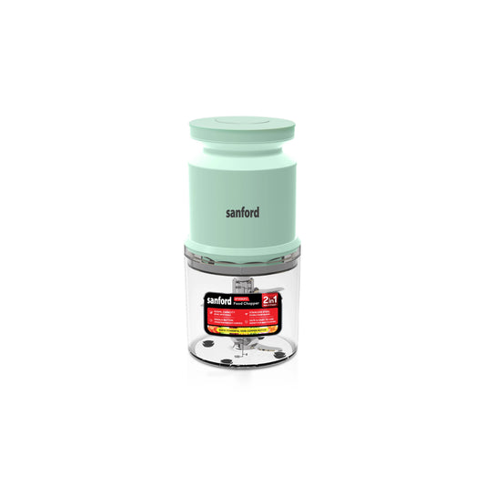 Sanford Food Chopper 2 in 1 500W 600ml Bowl Stainless Steel Blades - SF5590FC Sanford KSA