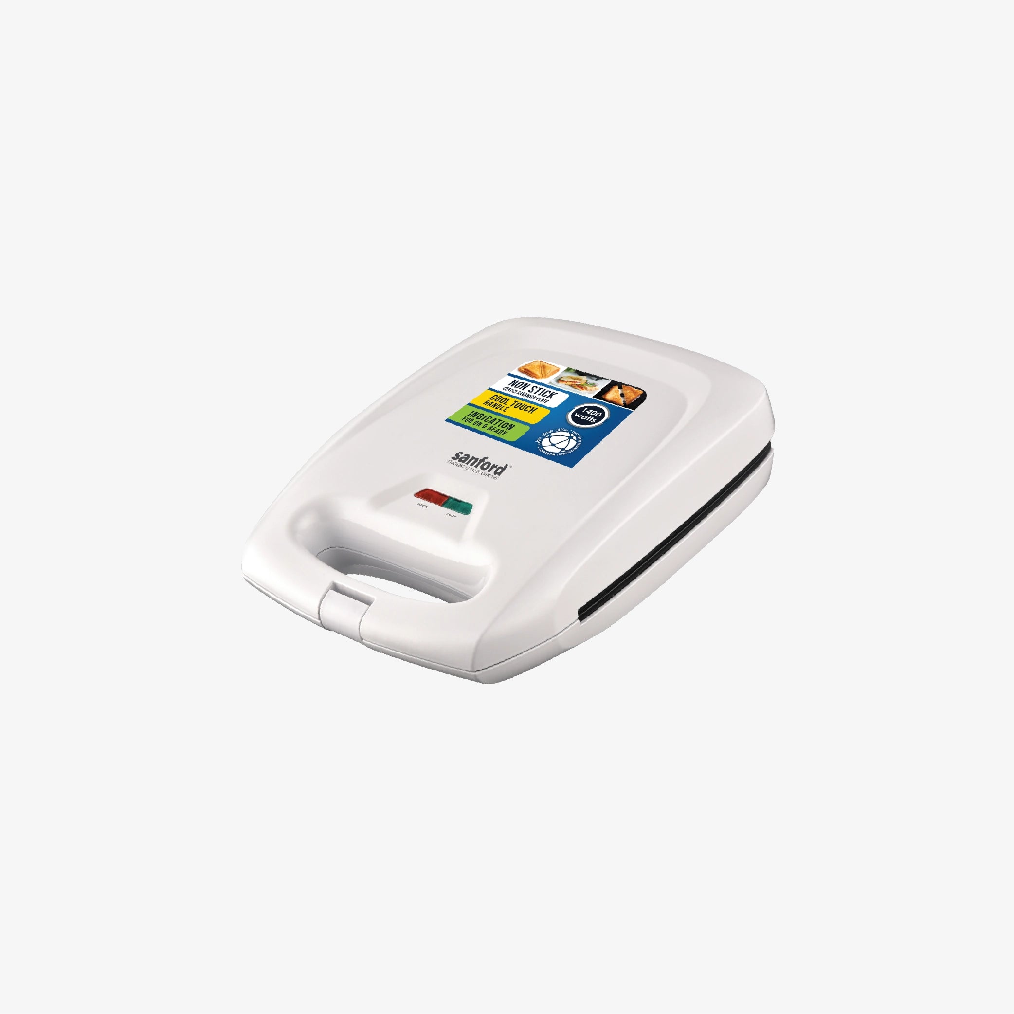 Sanford 4-Slice Sandwich Maker with Non-Stick Plates & Keep Warm Function Sanford KSA
