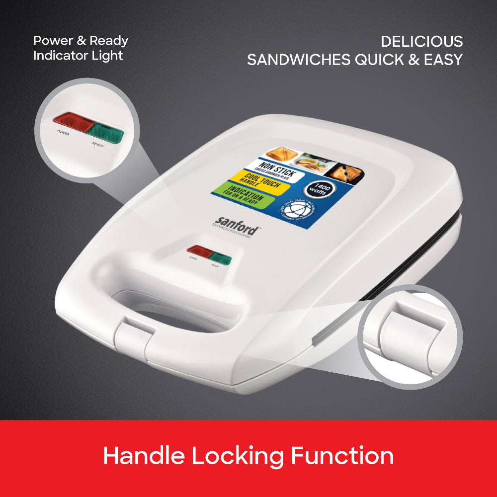 Sanford SF5723ST 4-Slice Sandwich Maker Design