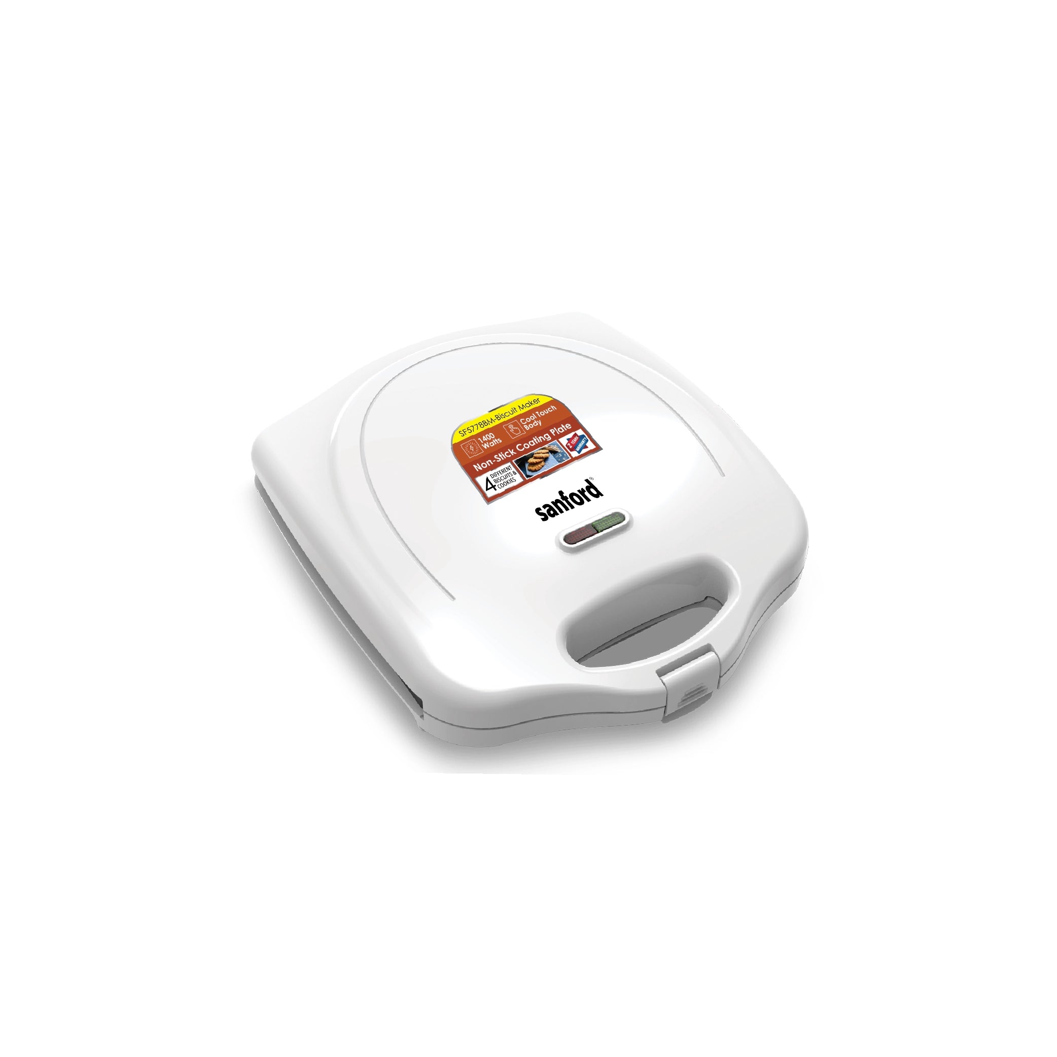 Sanford Biscuit and Cookie Maker Non-Stick Plate 4 Shapes 1400W - SF5778BM Sanford KSA