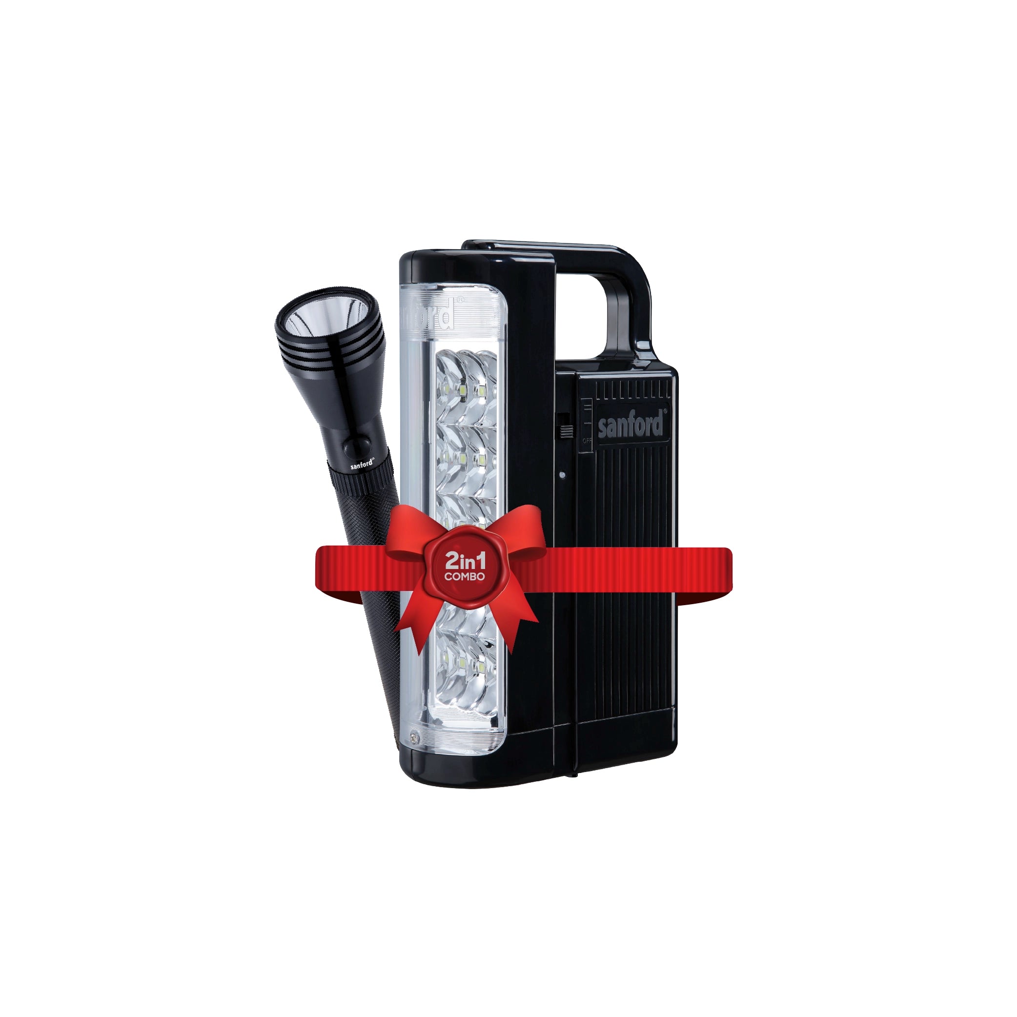 Sanford 2-in-1 Rechargeable Emergency Lantern & Torch Combo LED Lighting - SF5830SEC Sanford KSA