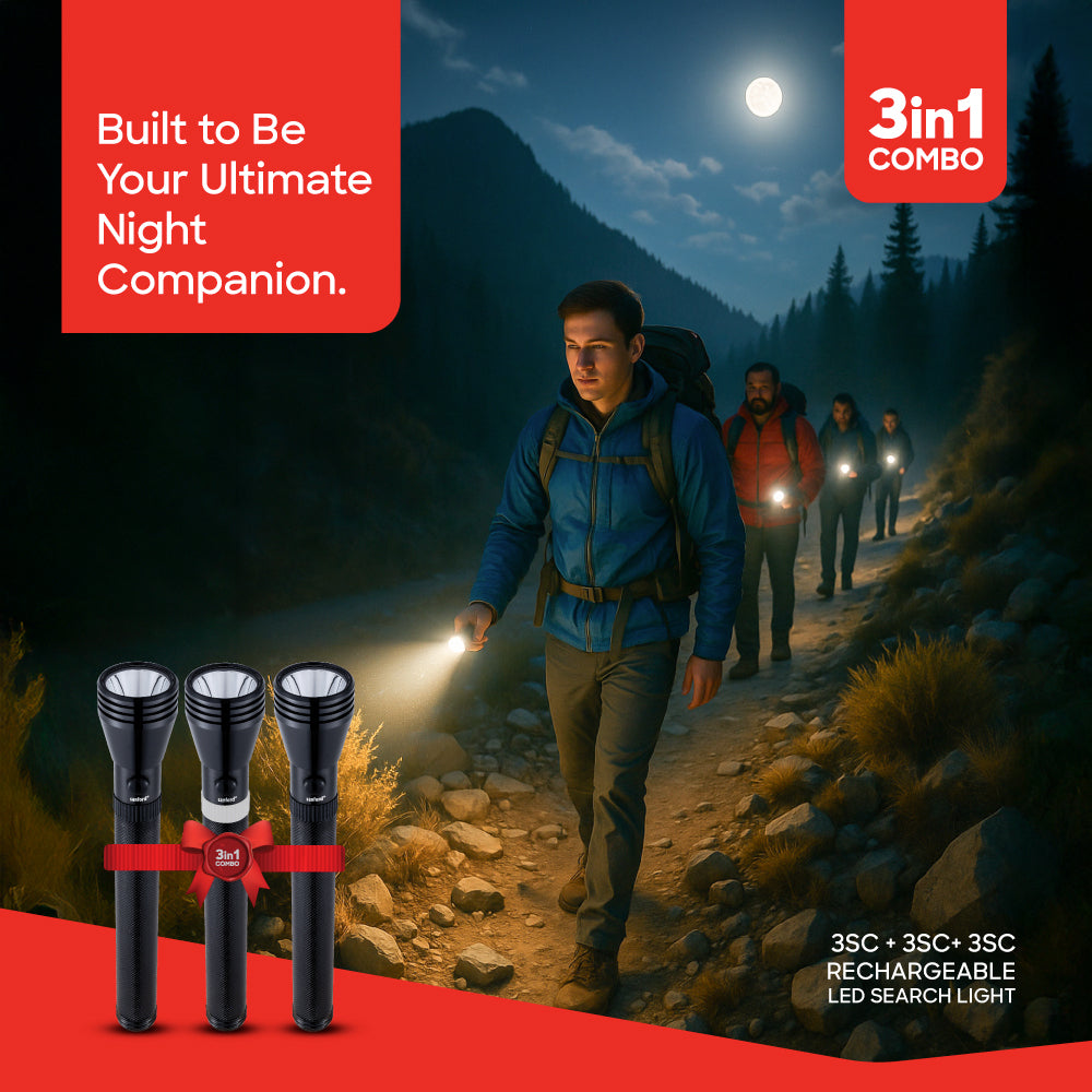 Sanford SF5836SLC rechargeable CREE LED flashlight detail