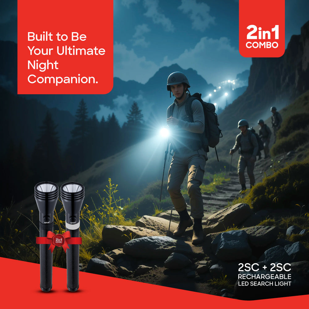 Sanford SF5837SLC rechargeable LED flashlight 1800m CREE