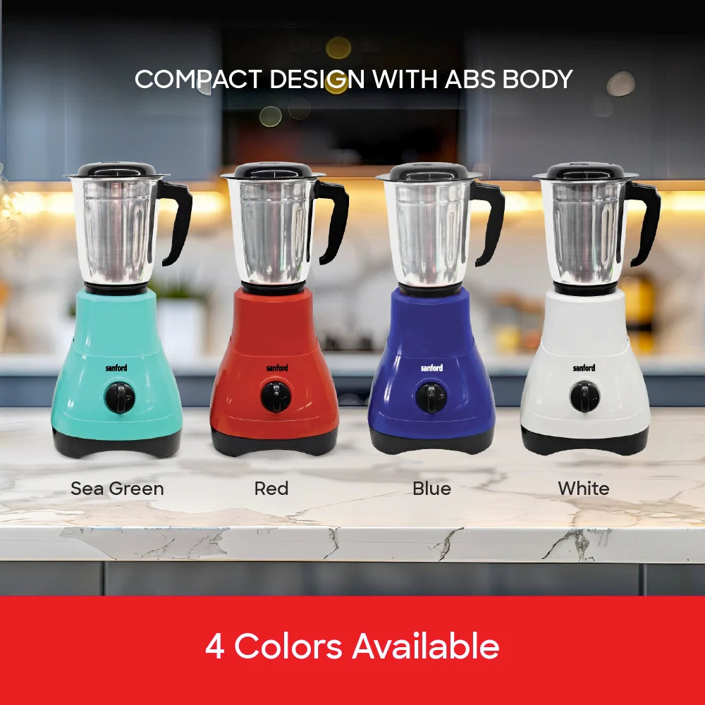 mixer grinder 2 in 1 550W stainless steel 3 speed control sanford 5