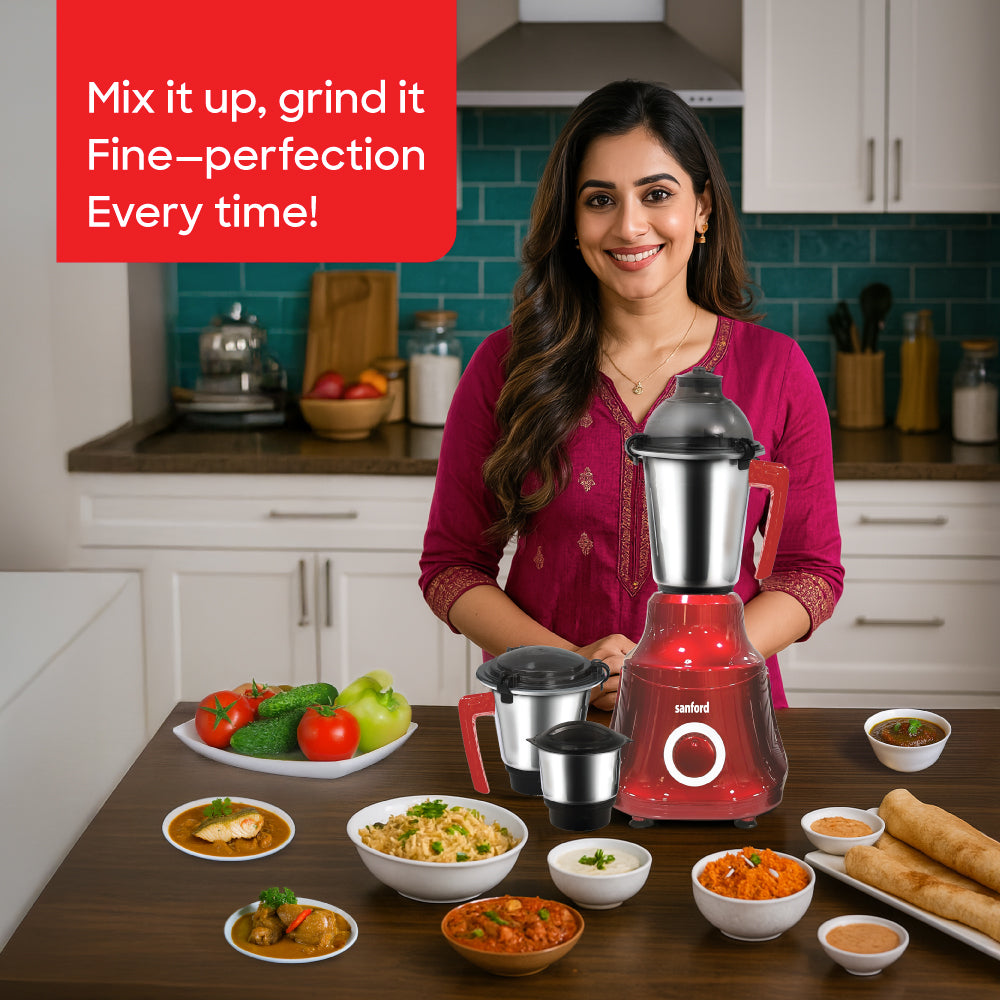 Sanford Mixer Grinder 3in1 800W 18000 RPM with 3 Jars - SF5902GM Sanford KSA