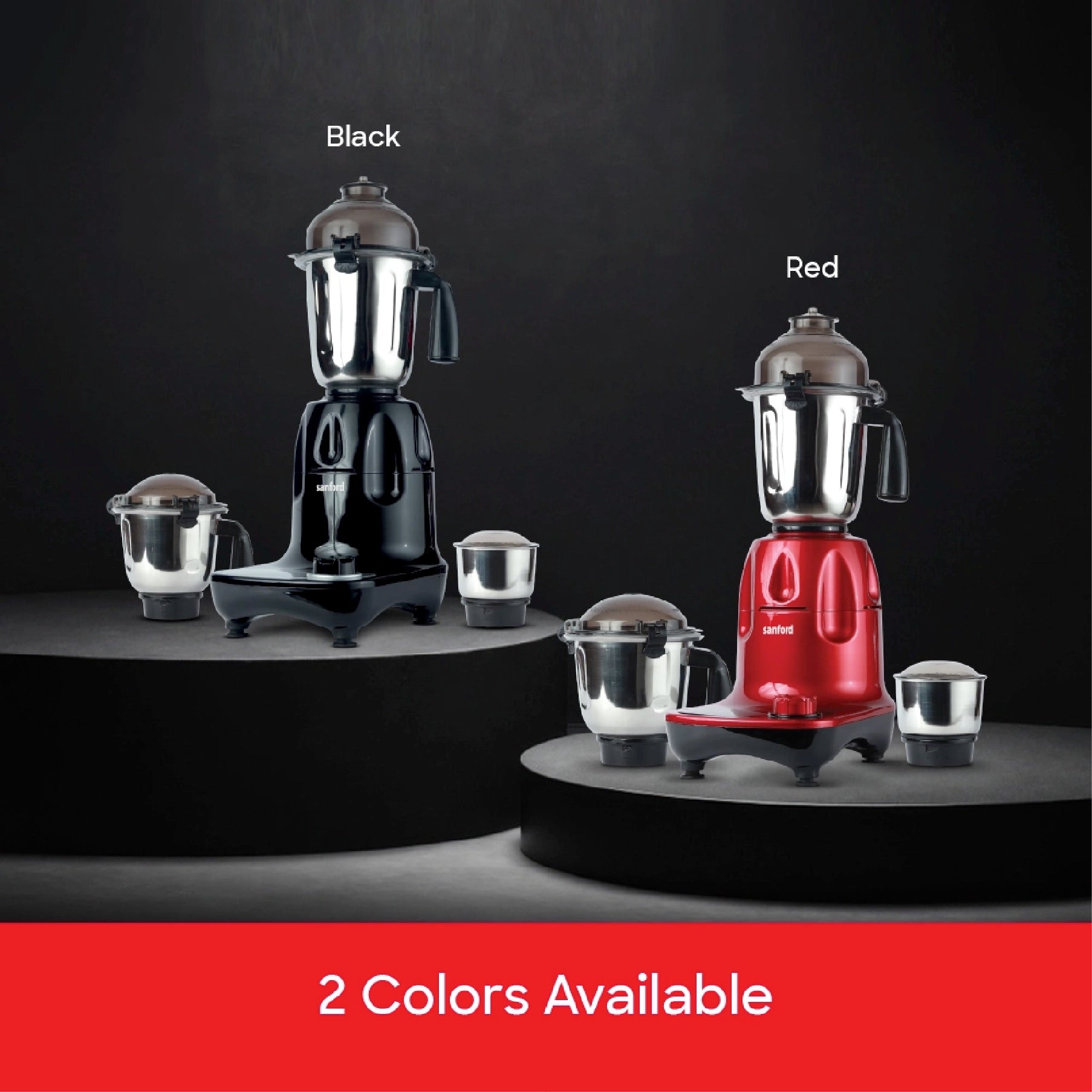 Sanford Mixer Grinder 3 in 1 1200W with 3 Jars - SF5911GM Sanford KSA