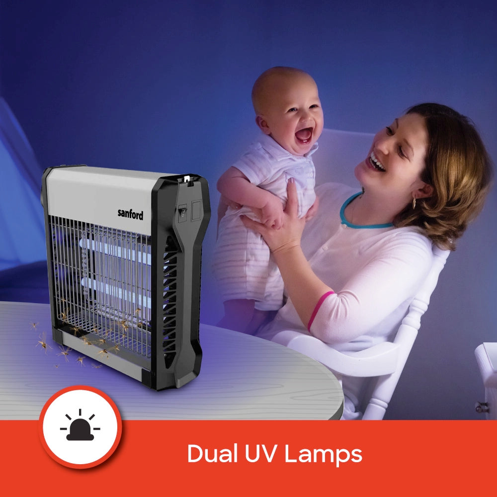 Sanford Insect Killer 19W with Dual UV Lamps and Collection Tray Mosquito Zapper - SF6111K-A Sanford KSA