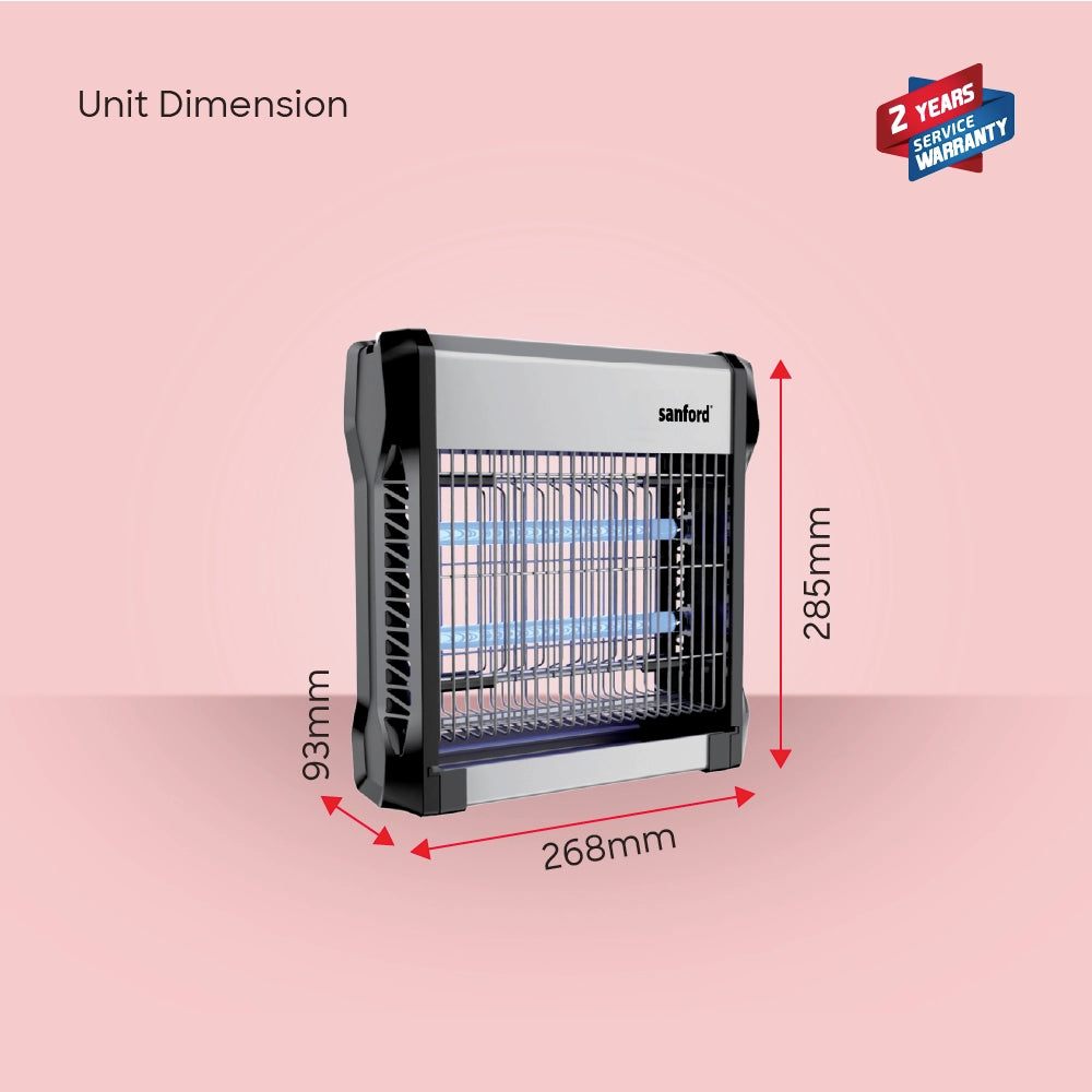 Sanford Insect Killer 19W with Dual UV Lamps and Collection Tray Mosquito Zapper - SF6111K-A Sanford KSA