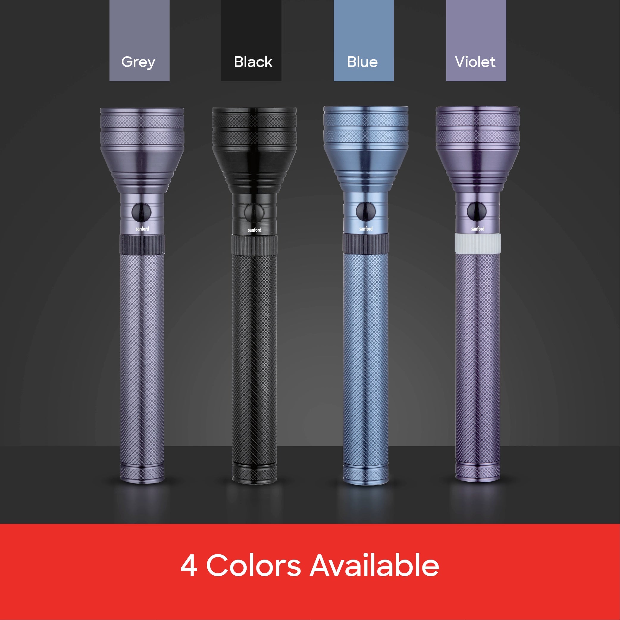 Sanford 2-in-1 Rechargeable LED Flashlight Torch Combo 7W 3200m Long Range - SF6195SLC Sanford KSA