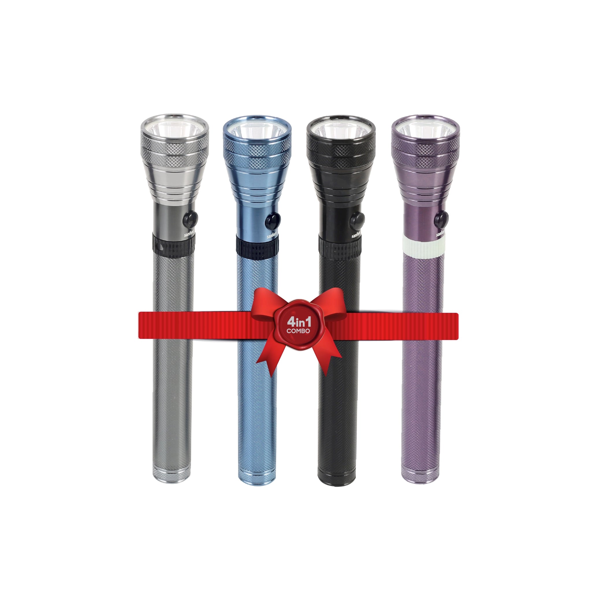 Sanford 4-in-1 Rechargeable LED Flashlight Torch Combo 5W 1800m CREE - SF6206SLC-A Sanford KSA