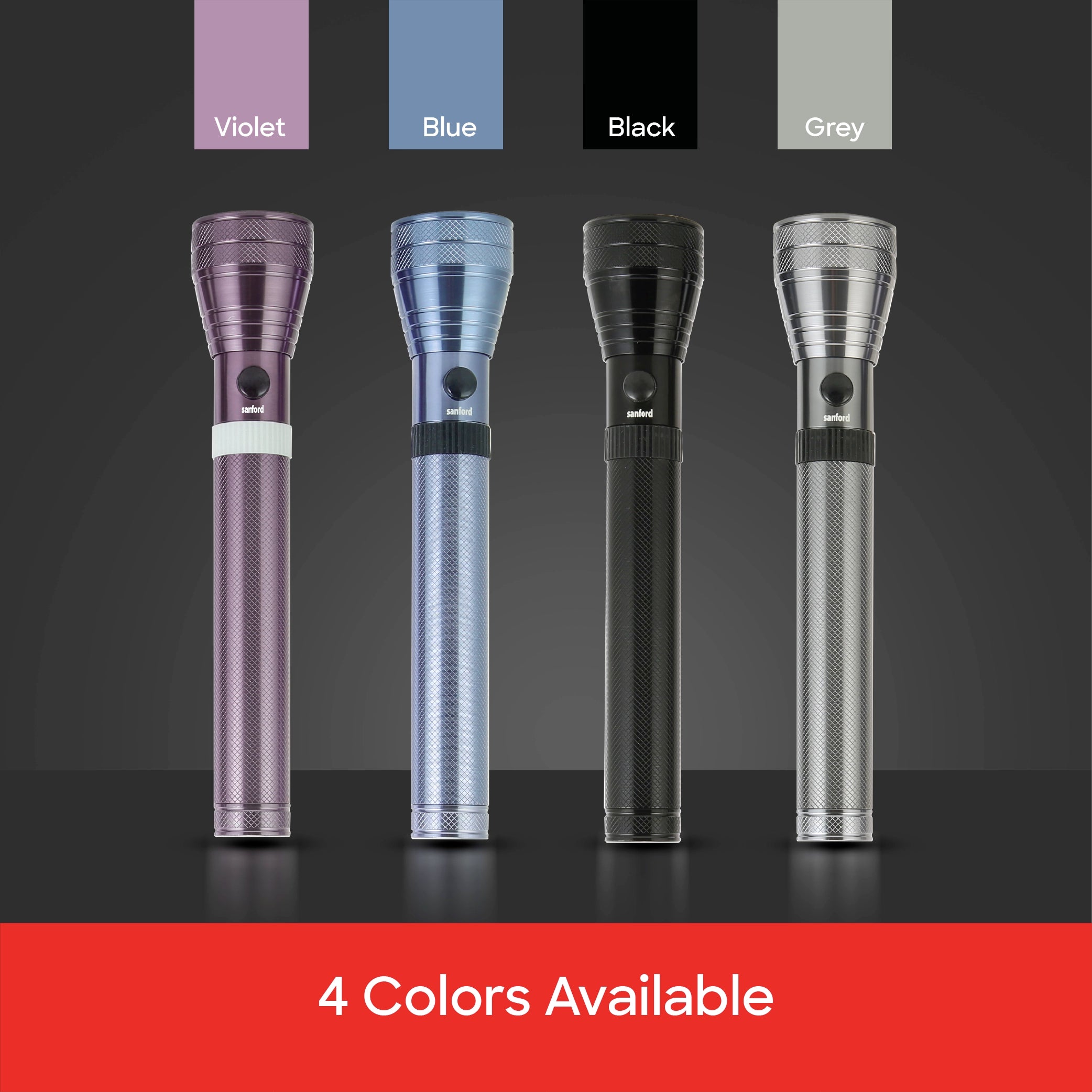 Sanford 4-in-1 Rechargeable LED Flashlight Torch Combo 5W 1800m CREE - SF6206SLC-A Sanford KSA