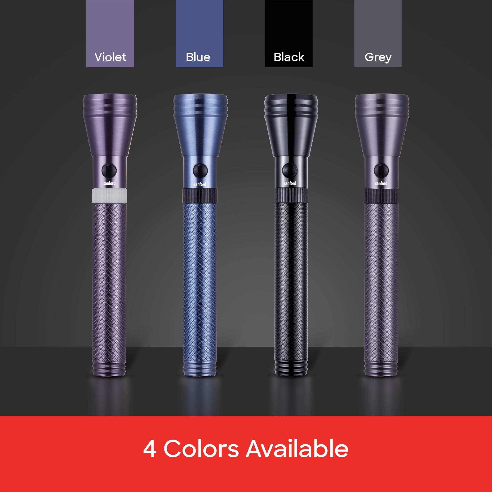 Sanford 2-in-1 Rechargeable LED Flashlight Torch Combo 5W 2200m Long Range CREE - SF6207SLC Sanford KSA