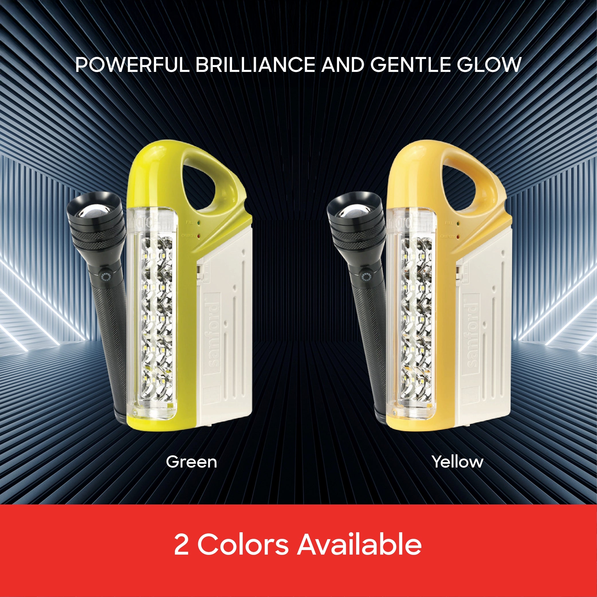 Sanford Emergency Lantern Rechargeable 2 in 1 with Searchlight - SF6213SEC Sanford KSA