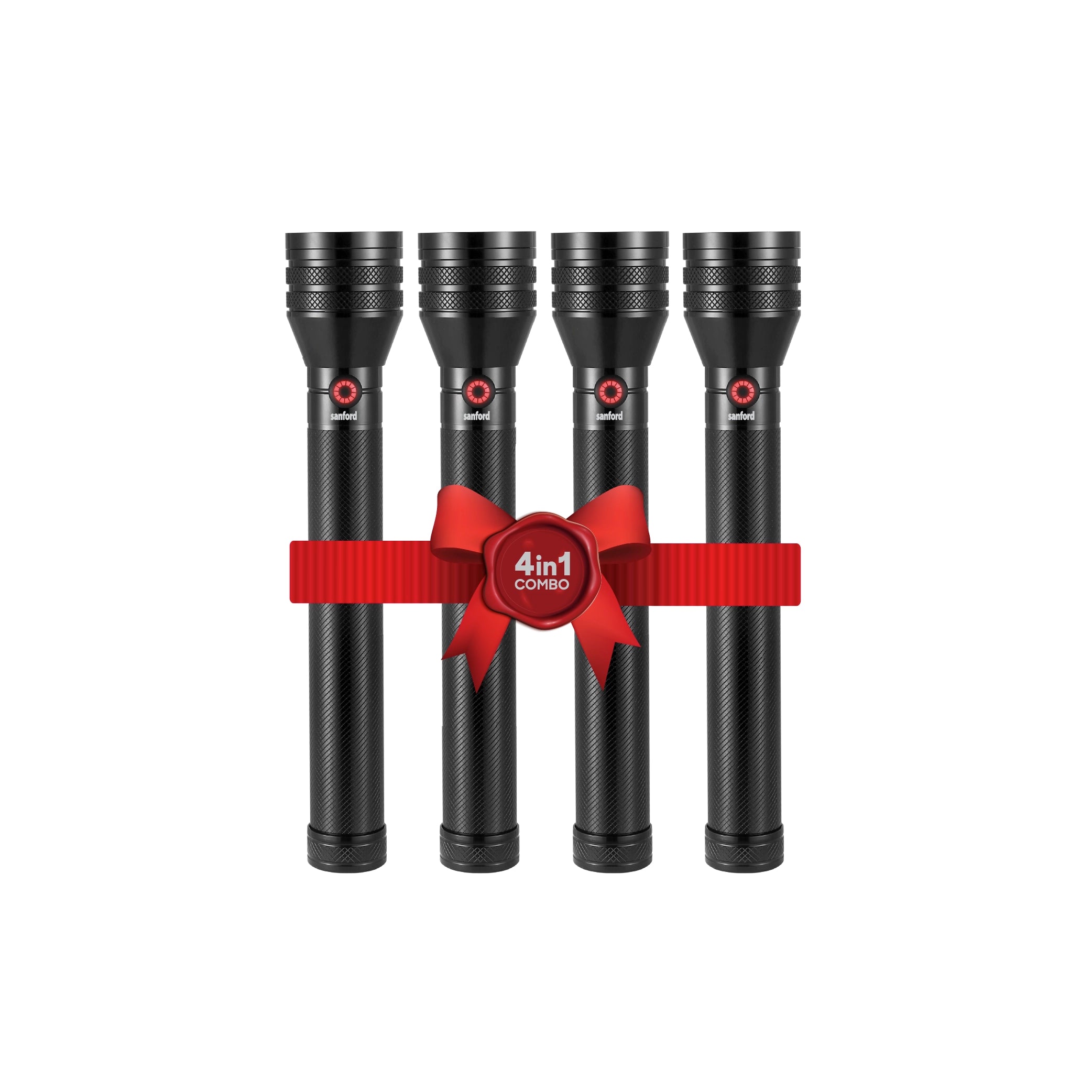 Sanford LED Flashlight Torch Combo 20W Rechargeable Zoom 4-in-1 5-Mode 2500m Range – SF6306SLC Sanford KSA