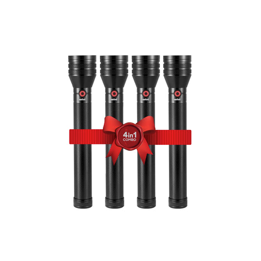 Sanford LED Flashlight Torch Combo 20W Rechargeable Zoom 4-in-1 5-Mode 2500m Range – SF6306SLC Sanford KSA
