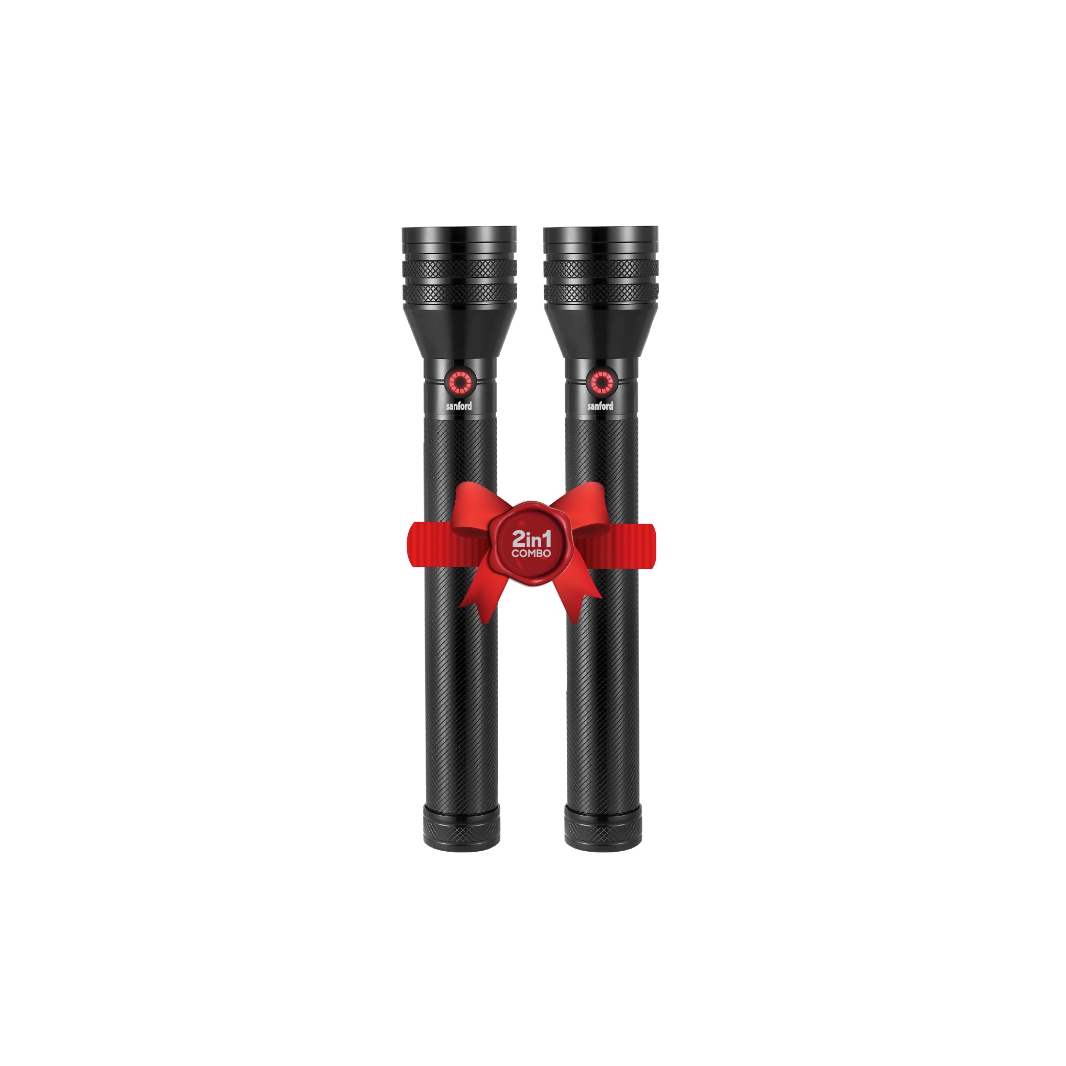 Sanford LED Flashlight Torch Combo 20W Rechargeable Zoom 2-in-1 5-Mode 2500m Range – SF6351SLC Sanford KSA