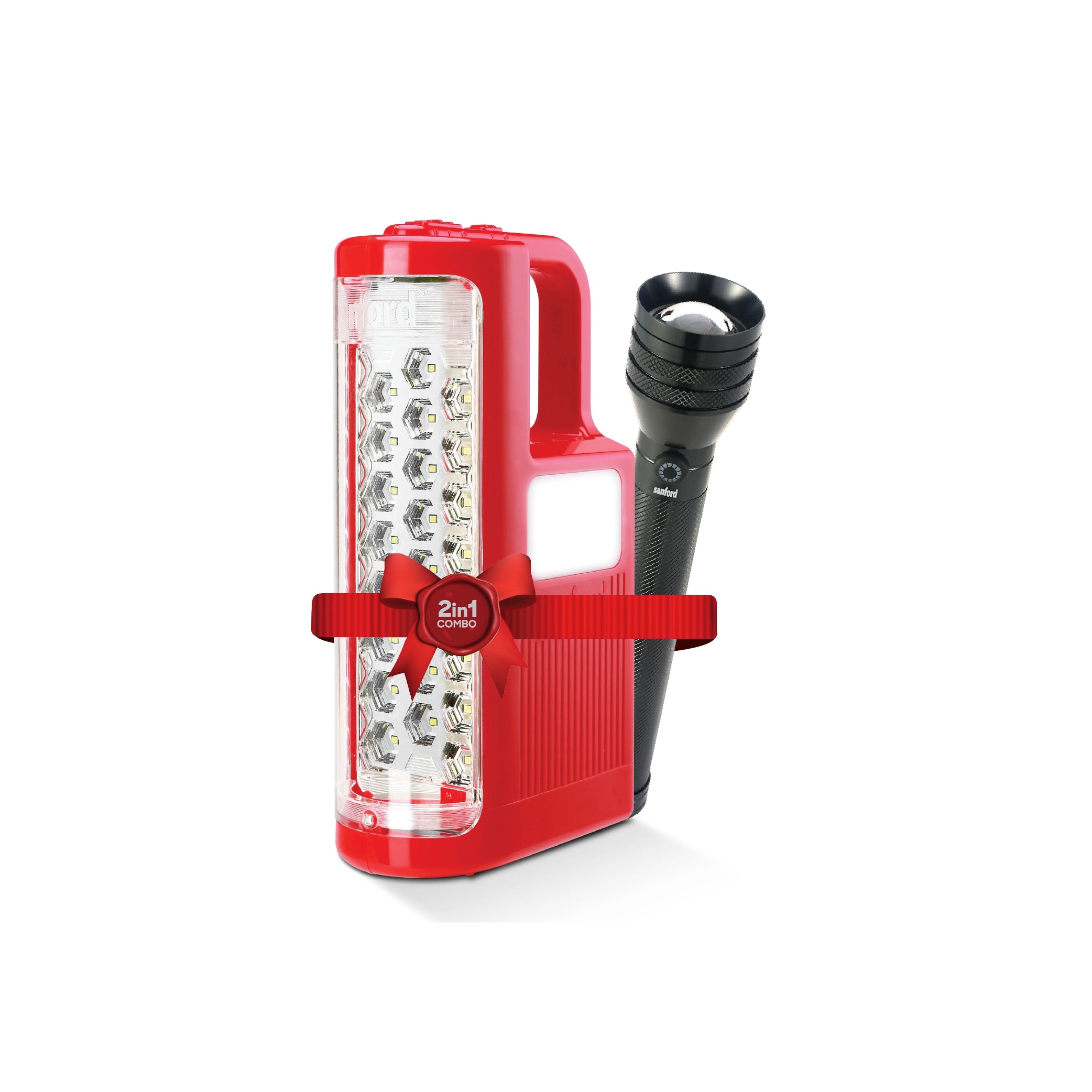 Sanford 2-in-1 Rechargeable Emergency Lantern & Torch Combo LED Lighting - SF6352SEC