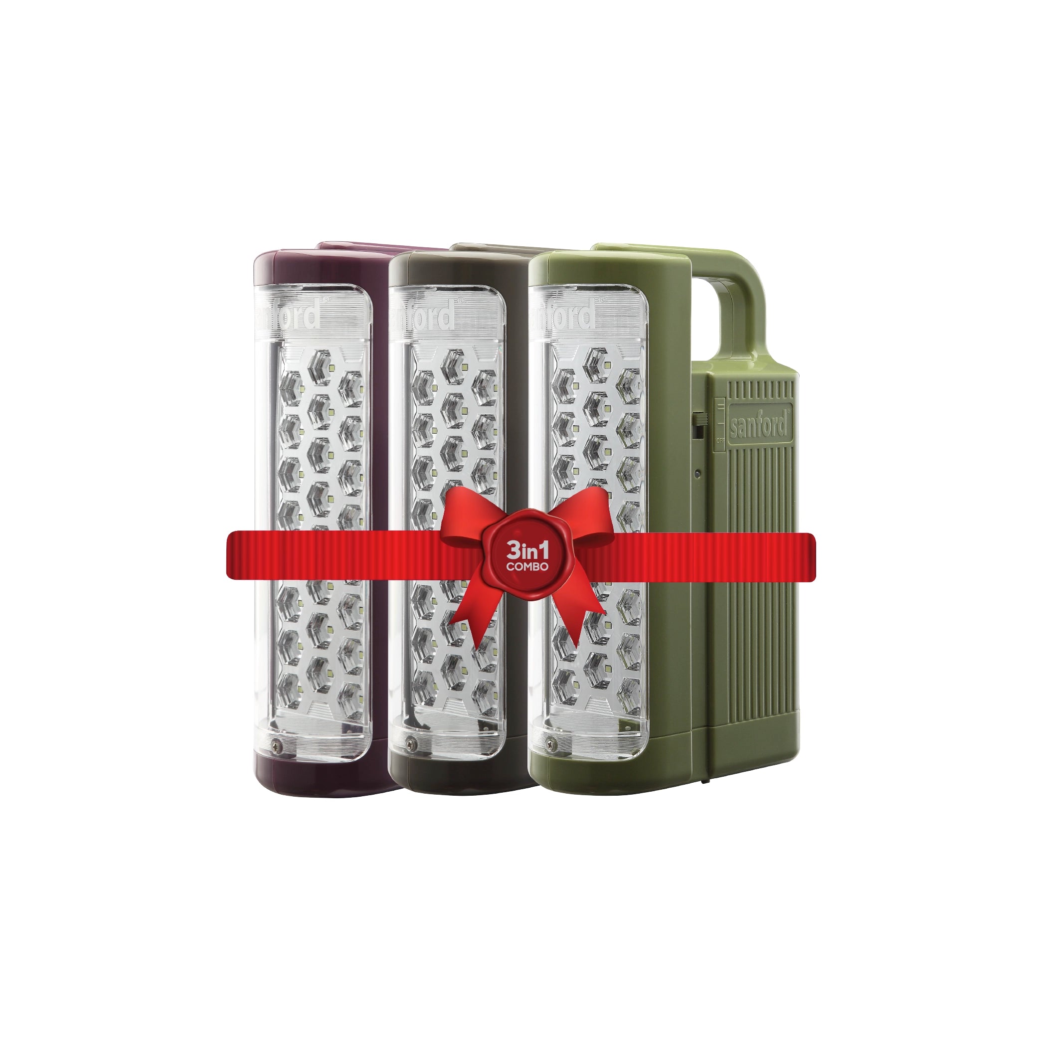 Sanford Rechargeable Emergency Lantern Combo Pack 24 SMD LED with Long Backup - SF6356ELC Sanford KSA