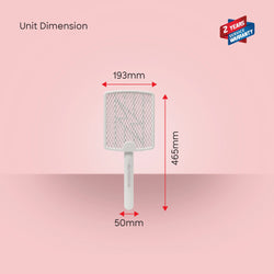Sanford Rechargeable Mosquito Bat with USB Type-C Charging and Foldable Handle - SF640MK