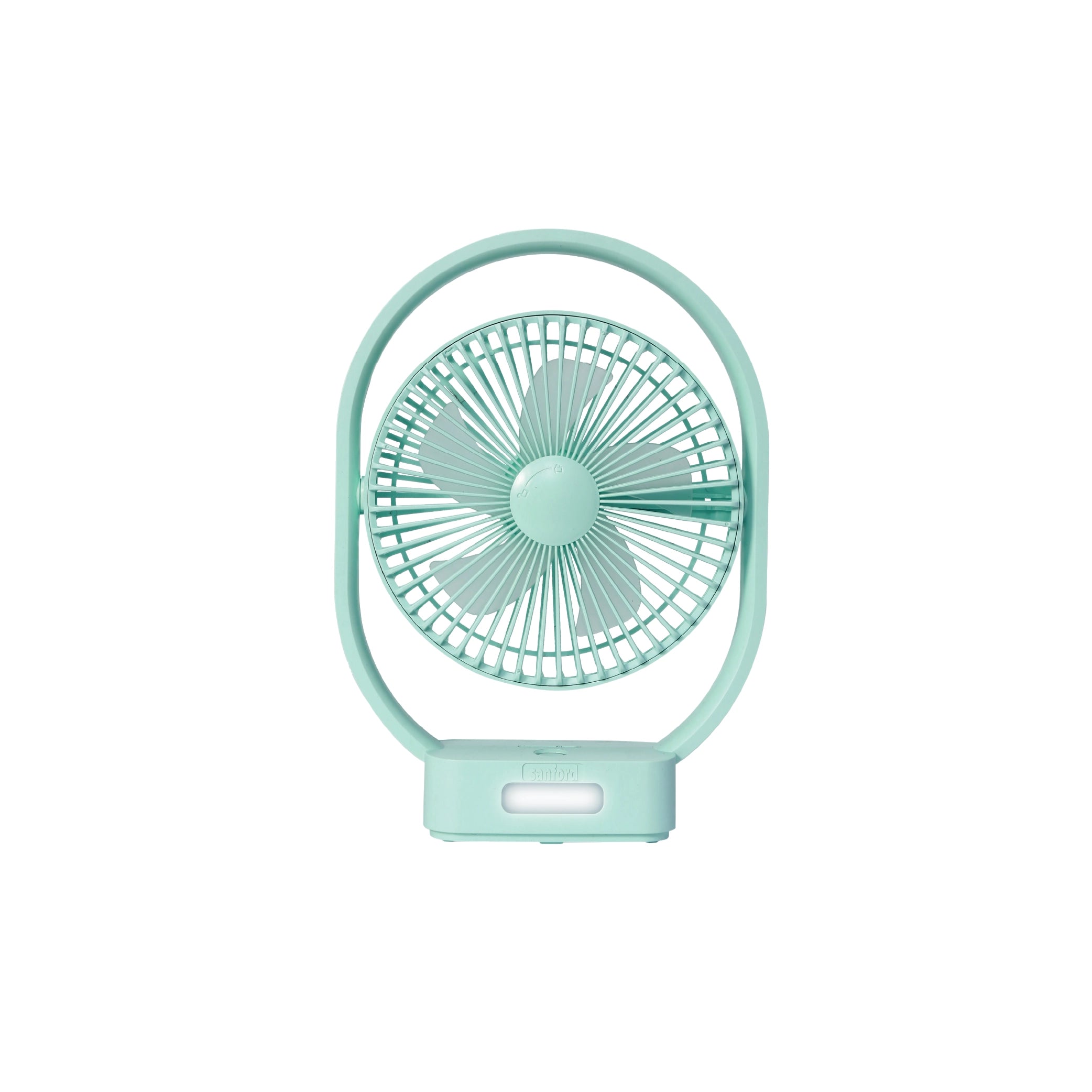 Sanford Table Fan 7-Inch Rechargeable 3600mAh with LED Light and Tilt Head - SF6662MFN Sanford KSA