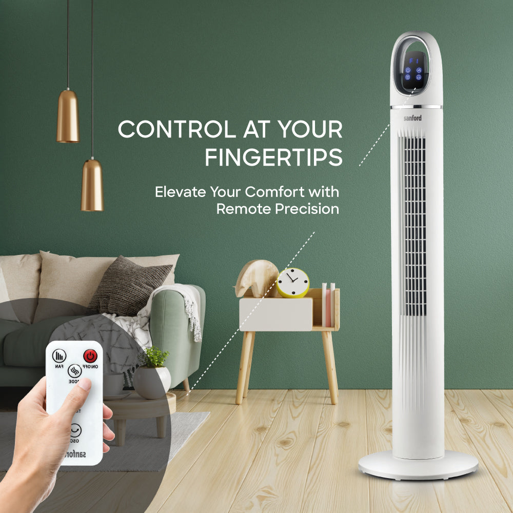 Sanford Tower Fan 45 Inch 50W 3 Speed with Remote Control - SF6701TRF Sanford KSA