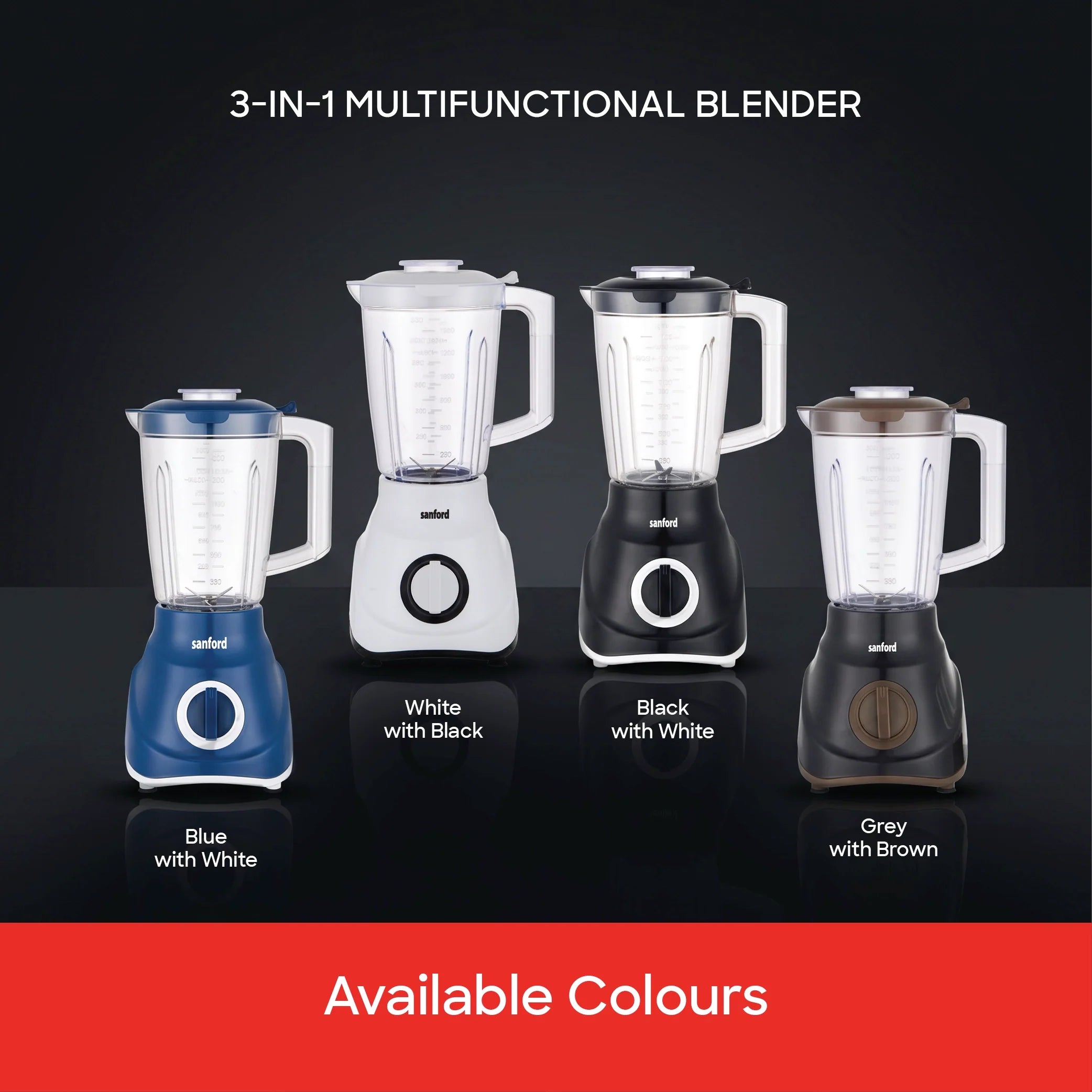 3 in 1 blender mincer mill multifunction sanford 5