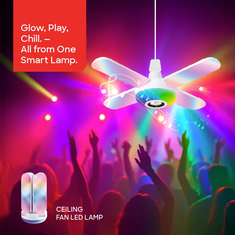 Sanford 48W RGB Ceiling Fan LED Lamp with Bluetooth Music & Remote Control - SF700FLED Sanford KSA