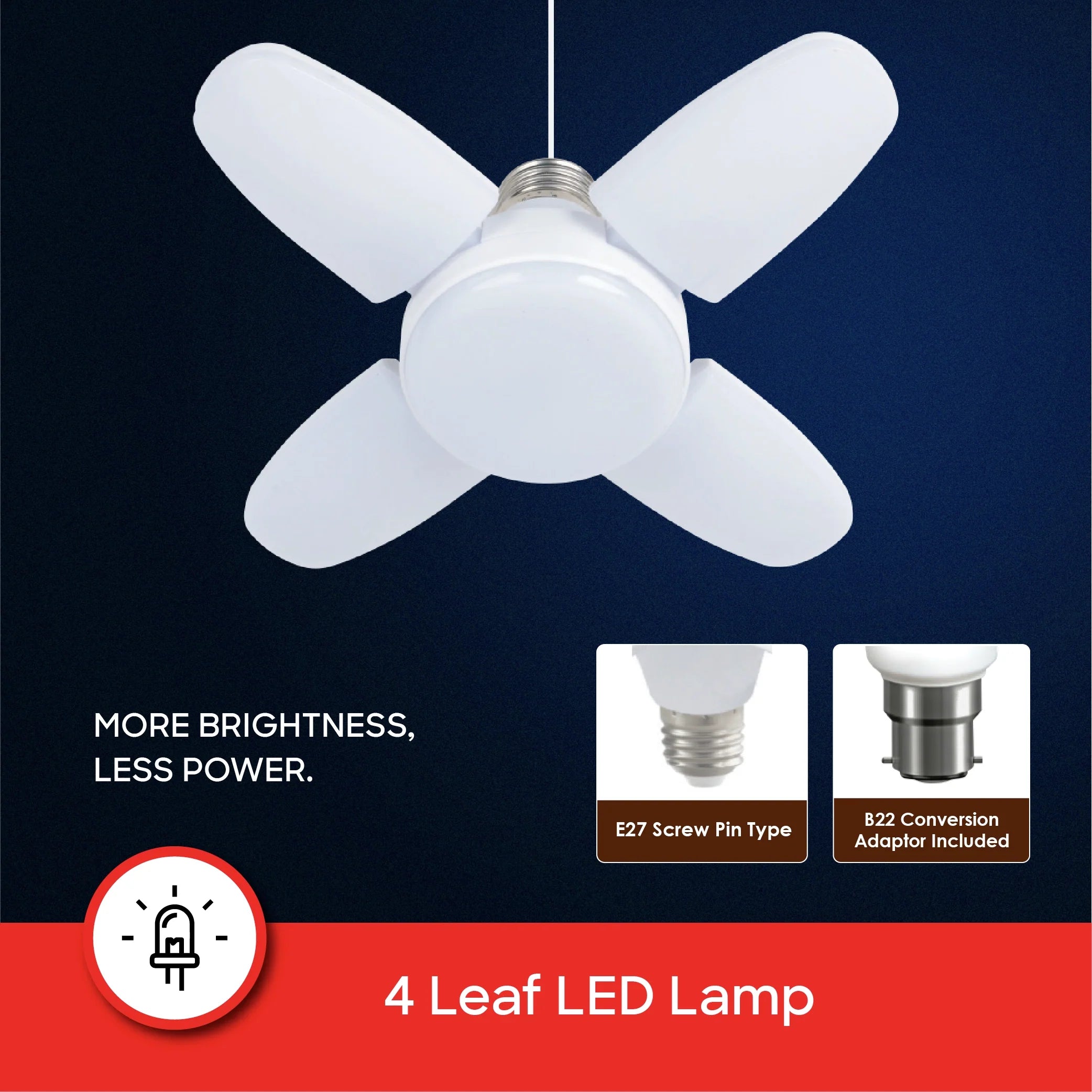 4 leaf ceiling led light modern lighting sanford 4