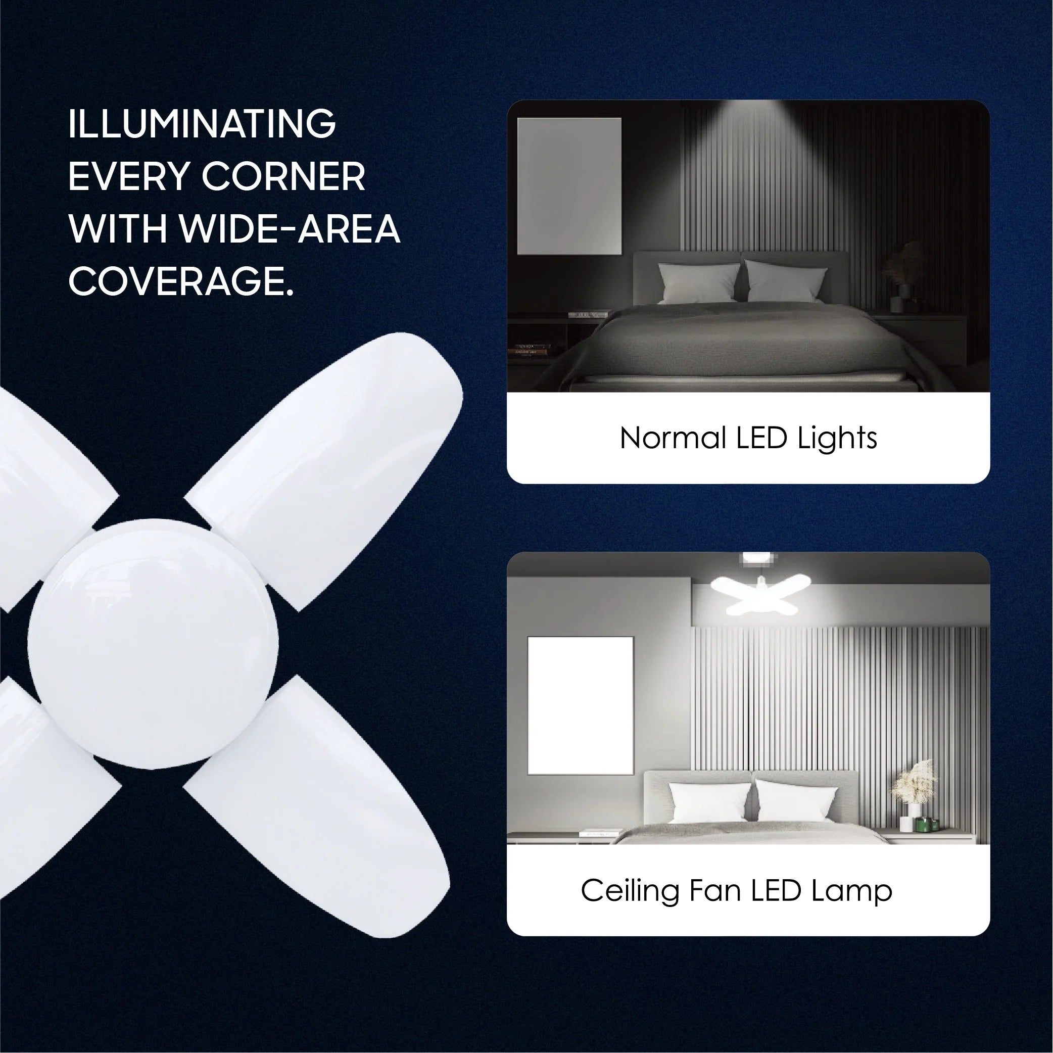 4 leaf ceiling led light modern lighting sanford 5