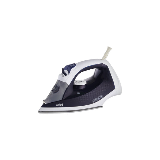 Sanford Steam Iron 2300W with Ceramic Soleplate, Burst & Vertical Steam, 350ml Water Tank - SF70CSI Sanford KSA