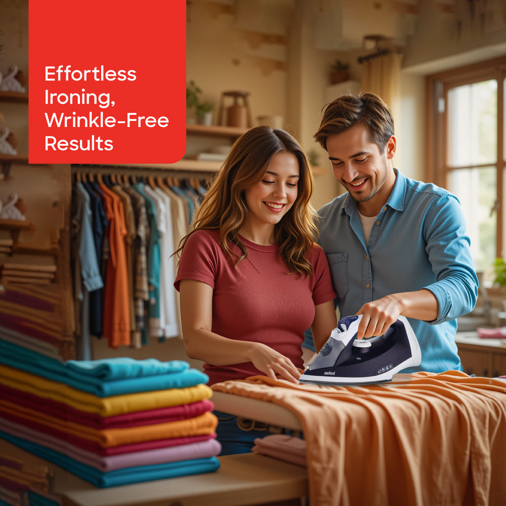 Sanford SF70CSI iron ceramic soleplate close-up detail