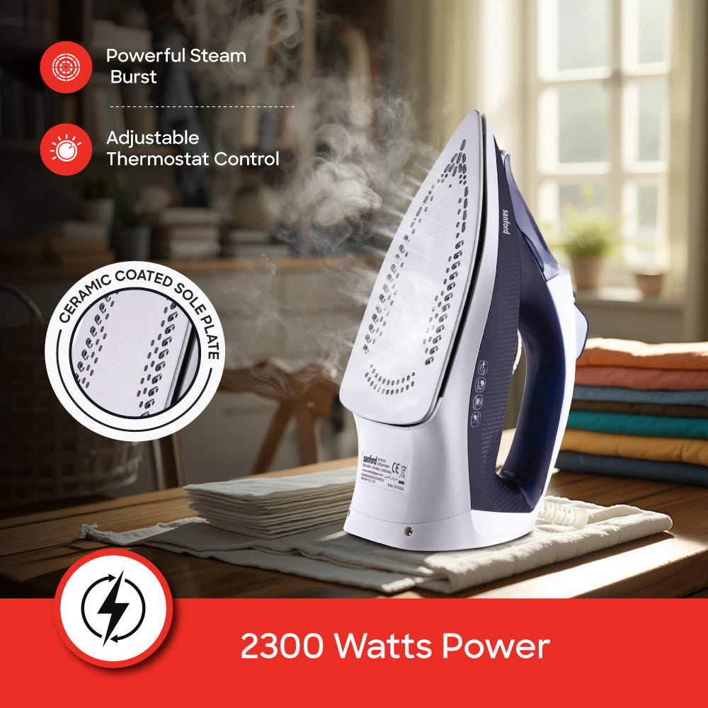 Sanford SF70CSI steam iron spray and burst steam controls
