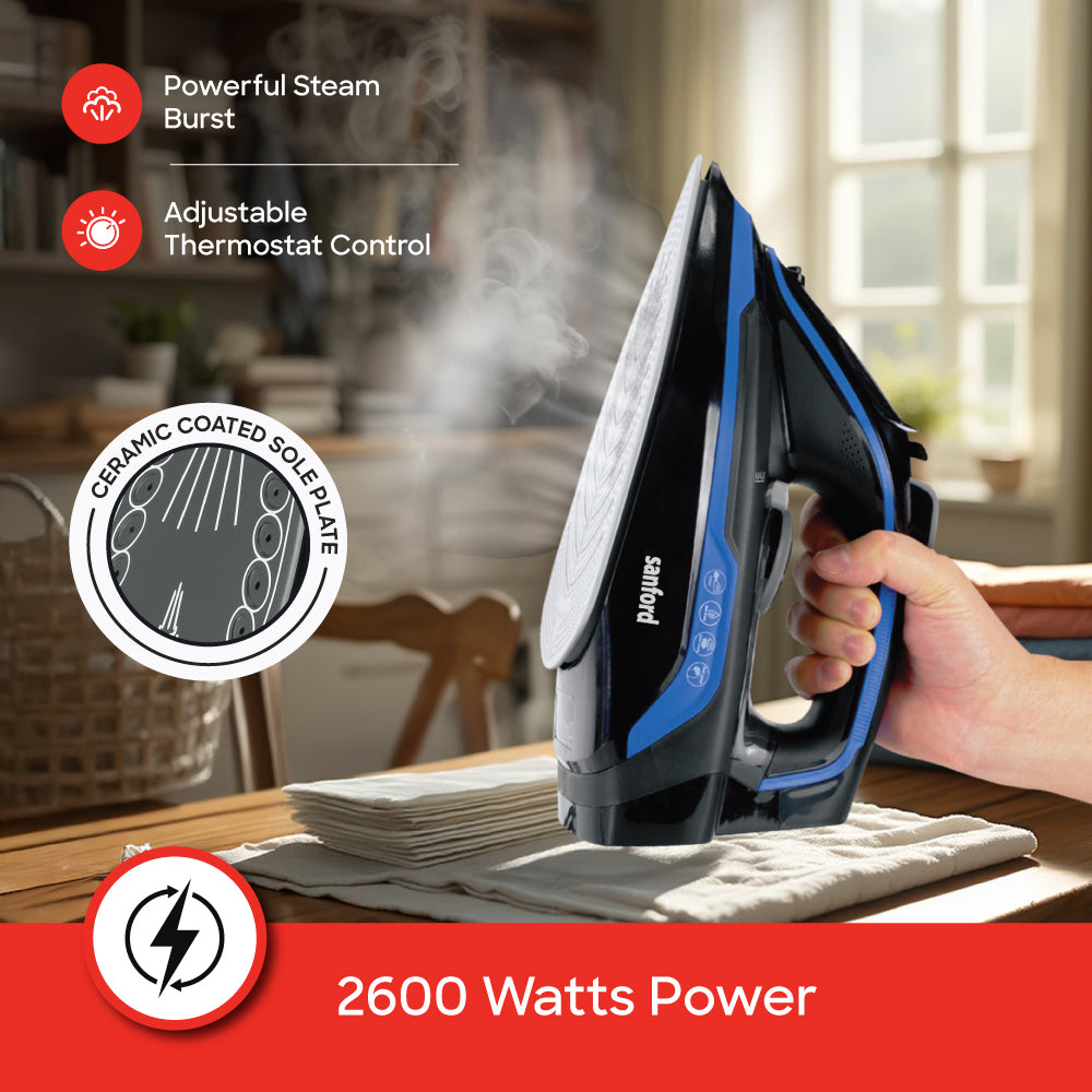 Sanford SF79CSI 2600W steam iron adjustable steam control