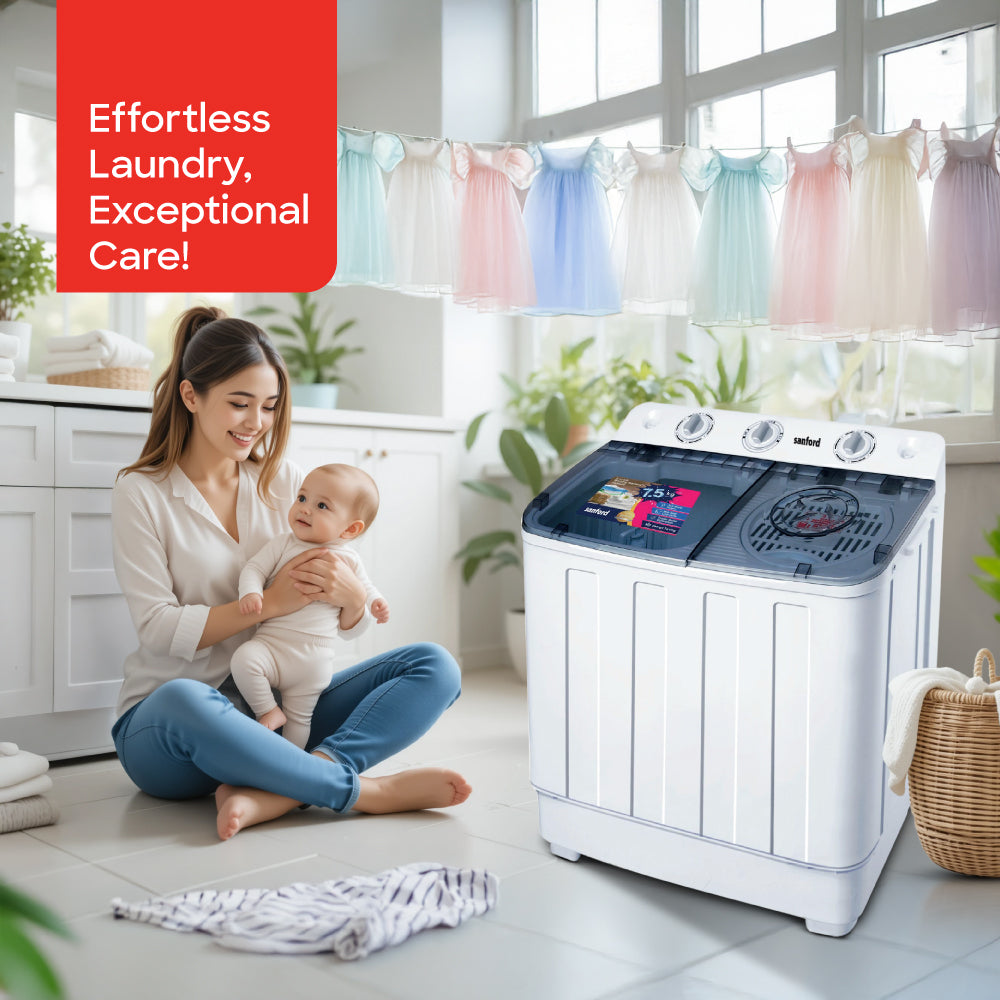 Sanford SF8303WM washer 5kg spin 540W dual tub design