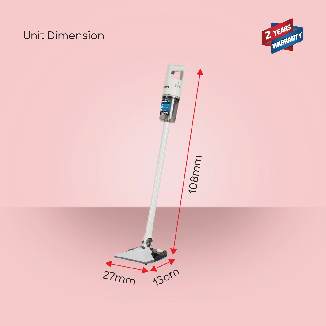 Sanford Vacuum Cleaner 2in1 600W Vacuum & Mopping - SF876VC Sanford KSA